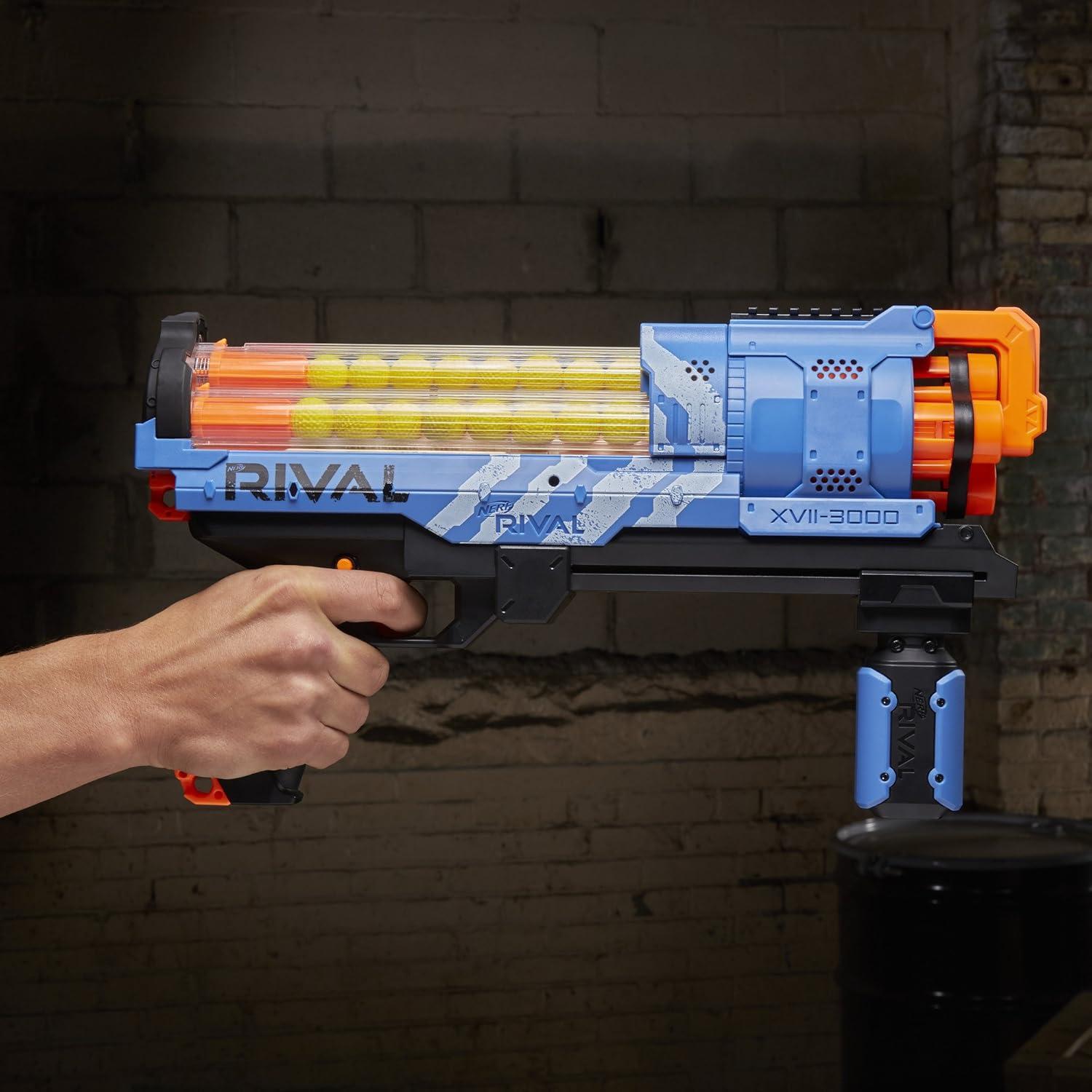 Bláster Nerf Rival Artemis XVII-3000 Azul - 30 Proyectiles