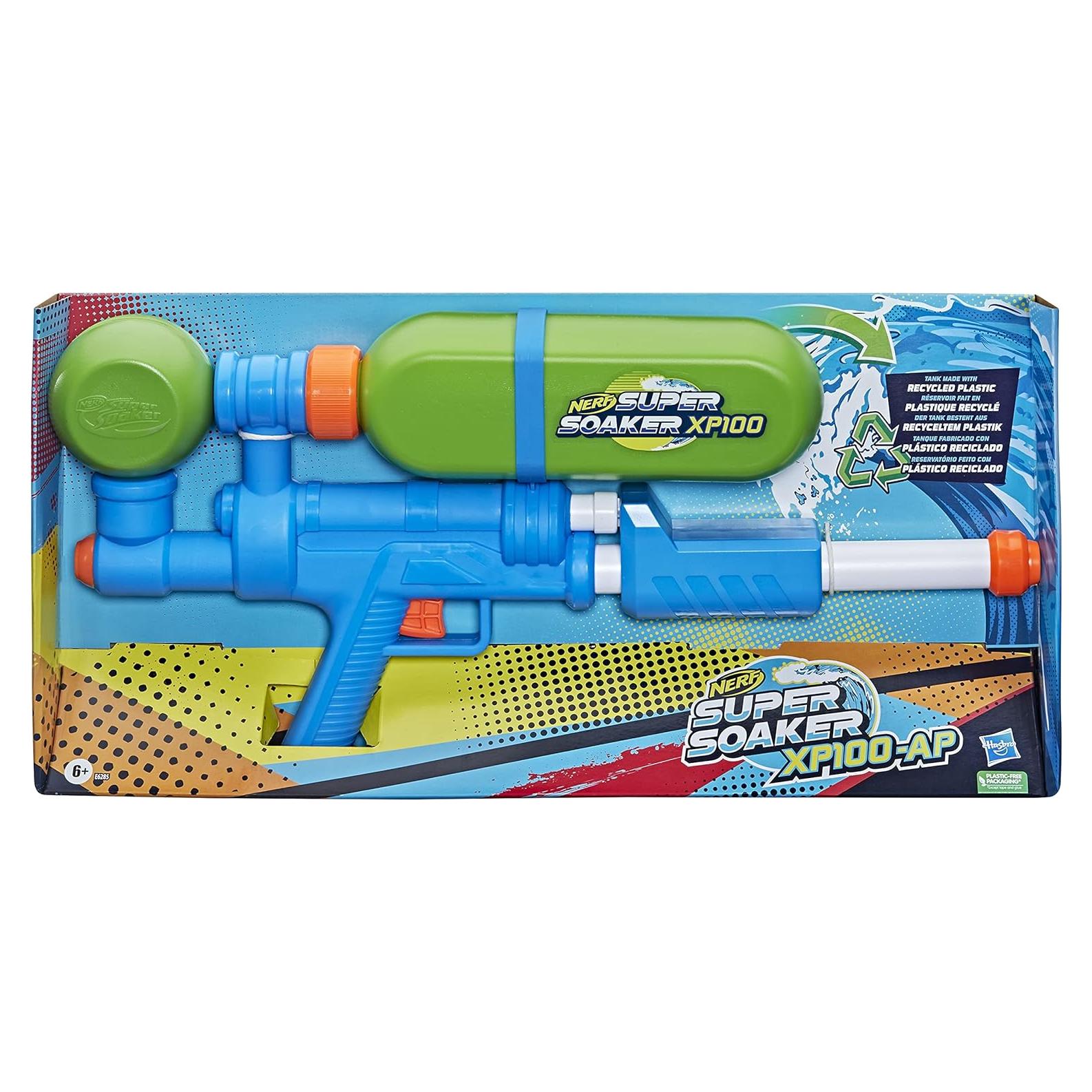 Lanzador de Agua Nerf Super Soaker XP100 - 1.26L - Retro