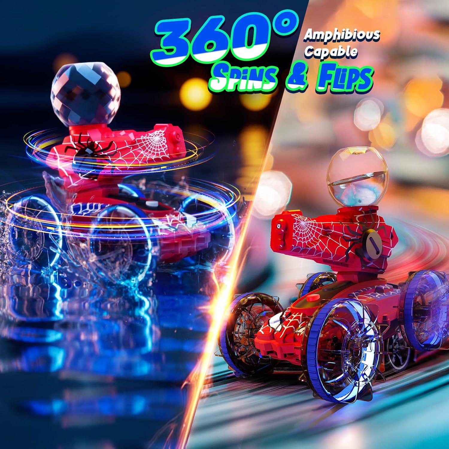 Coche RC Anfibio Motivekit MTK-89897 con Lanzador de Agua