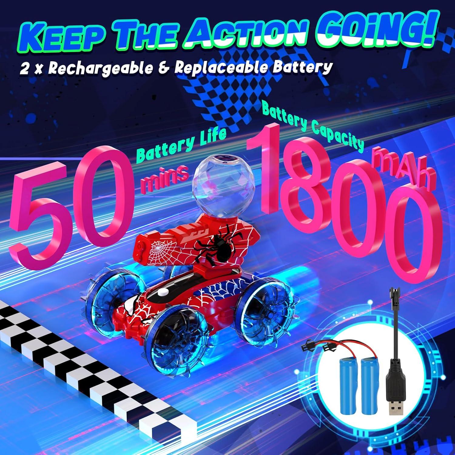 Coche RC Anfibio Motivekit MTK-89897 con Lanzador de Agua