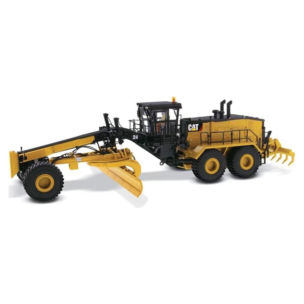 Motoniveladora Caterpillar 24 Diecast Masters 1:50 Detalles Realistas