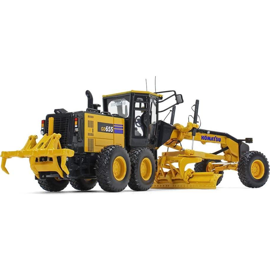 Motoniveladora Komatsu GD655-6 First Gear 1/50 con Ripper