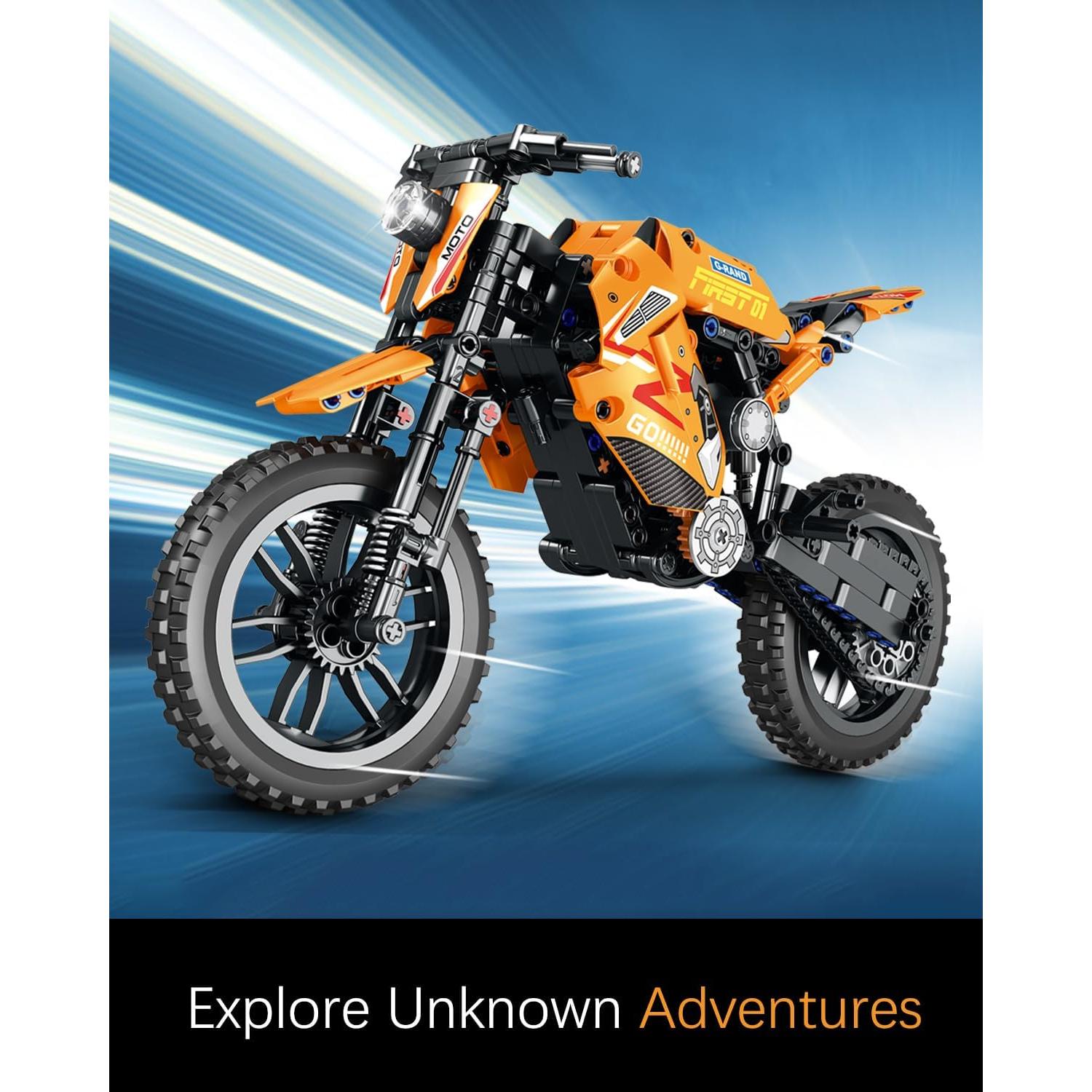 Set de Construcción Motocicleta Todo Terreno QISHOUTING 506PCS