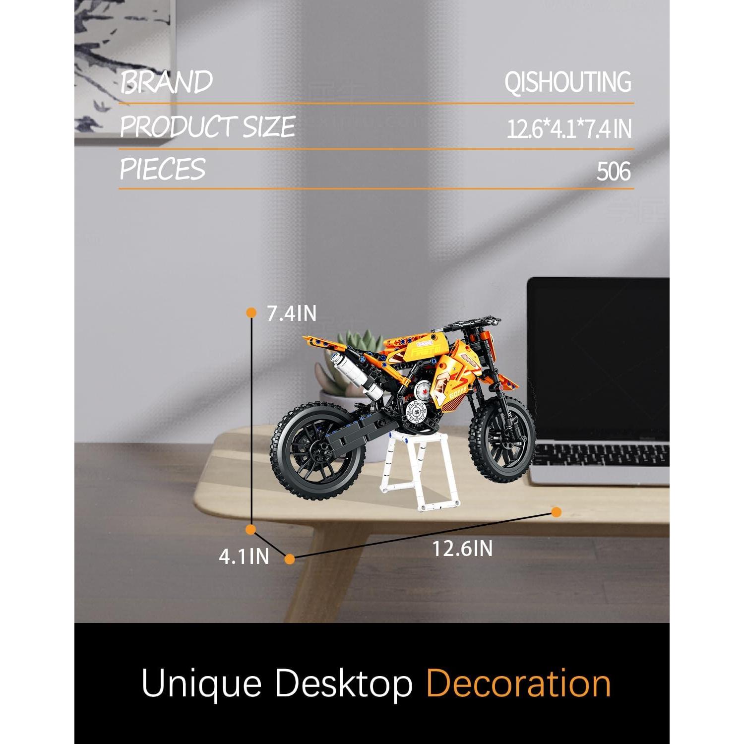 Set de Construcción Motocicleta Todo Terreno QISHOUTING 506PCS