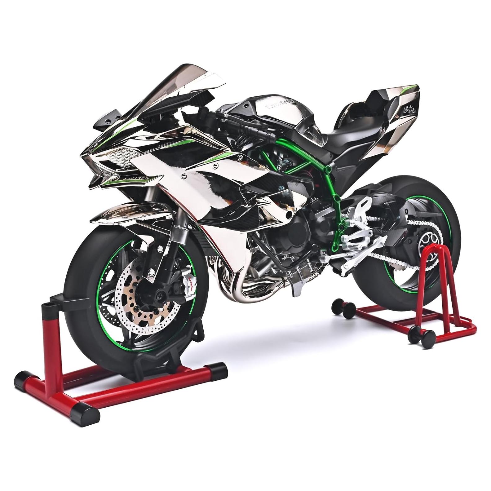 Modelo Die Cast Kawasaki H2R 1:6 Plata - RZAPE