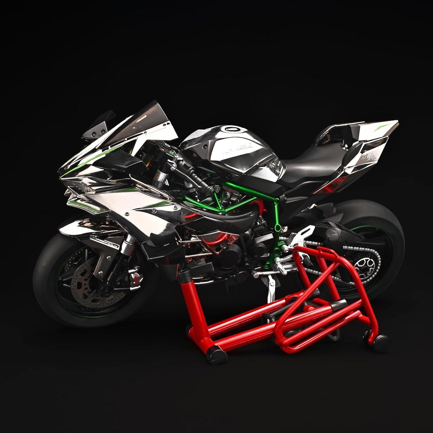 Modelo Die Cast Kawasaki H2R 1:6 Plata - RZAPE