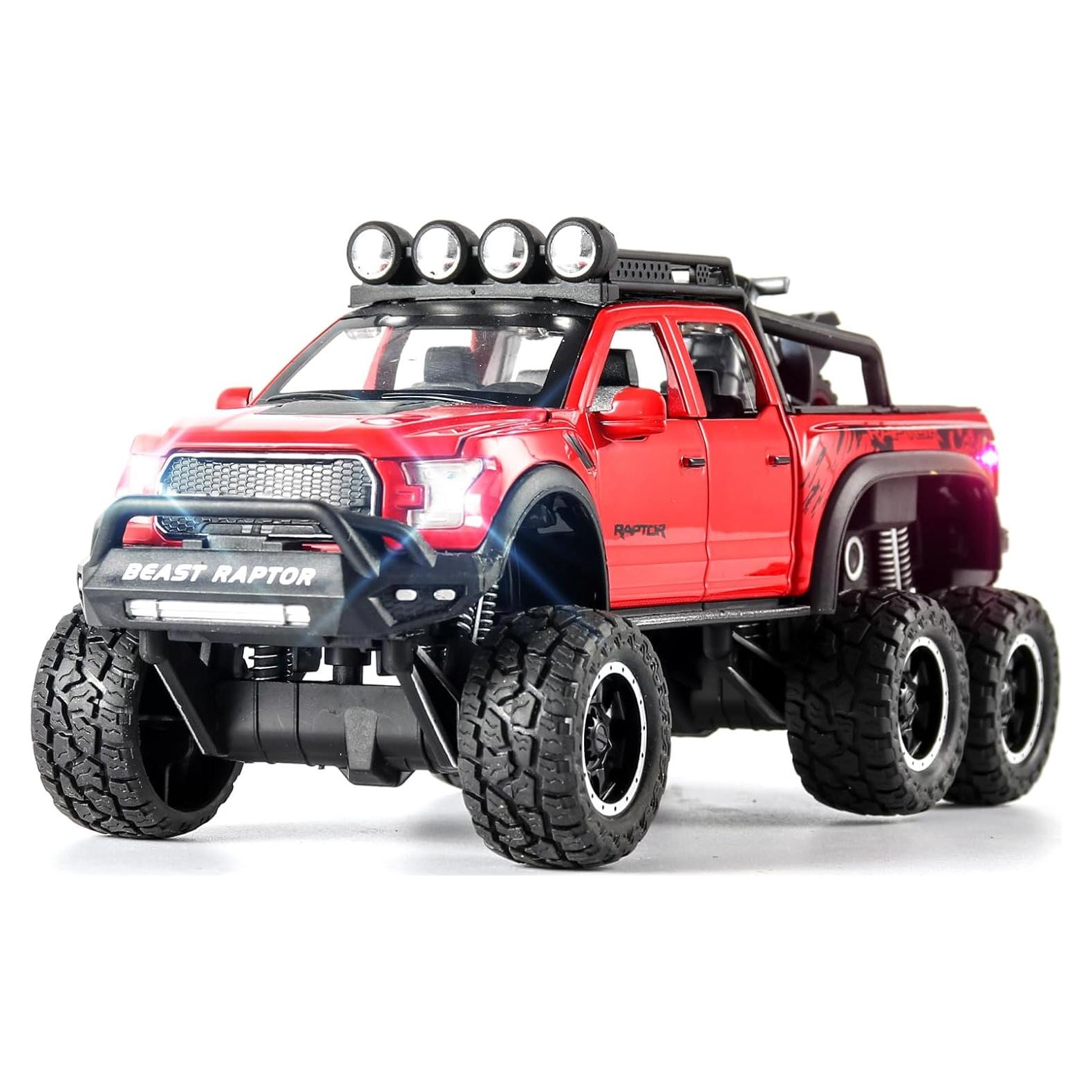 Camión de Juguete Pickup UXRPTU 1:24 Metal con Luz y Sonido