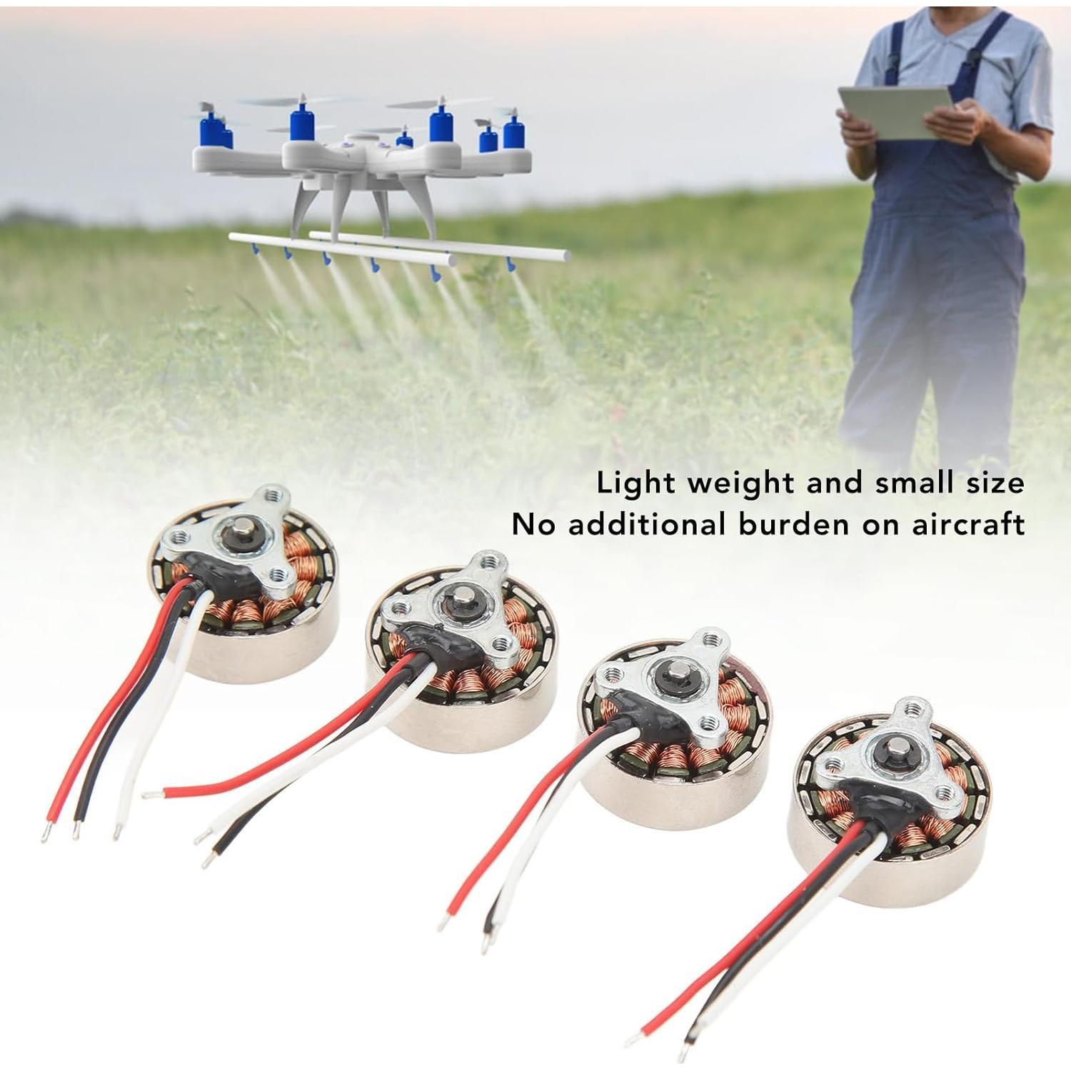 Juego de 4 Motores Sin Escobillas Luqeeg 1503 para Aviones RC