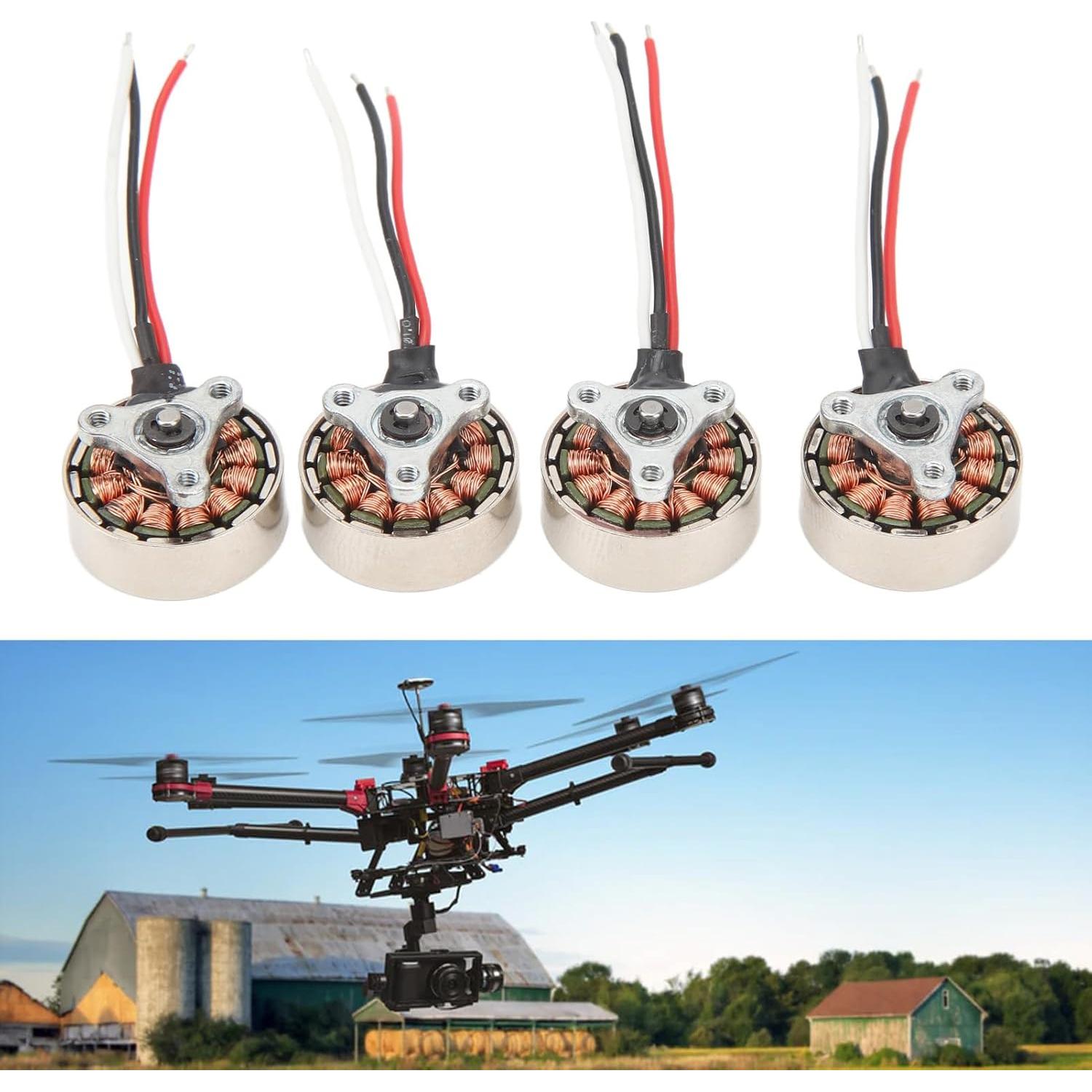 Juego de 4 Motores Sin Escobillas Luqeeg 1503 para Aviones RC