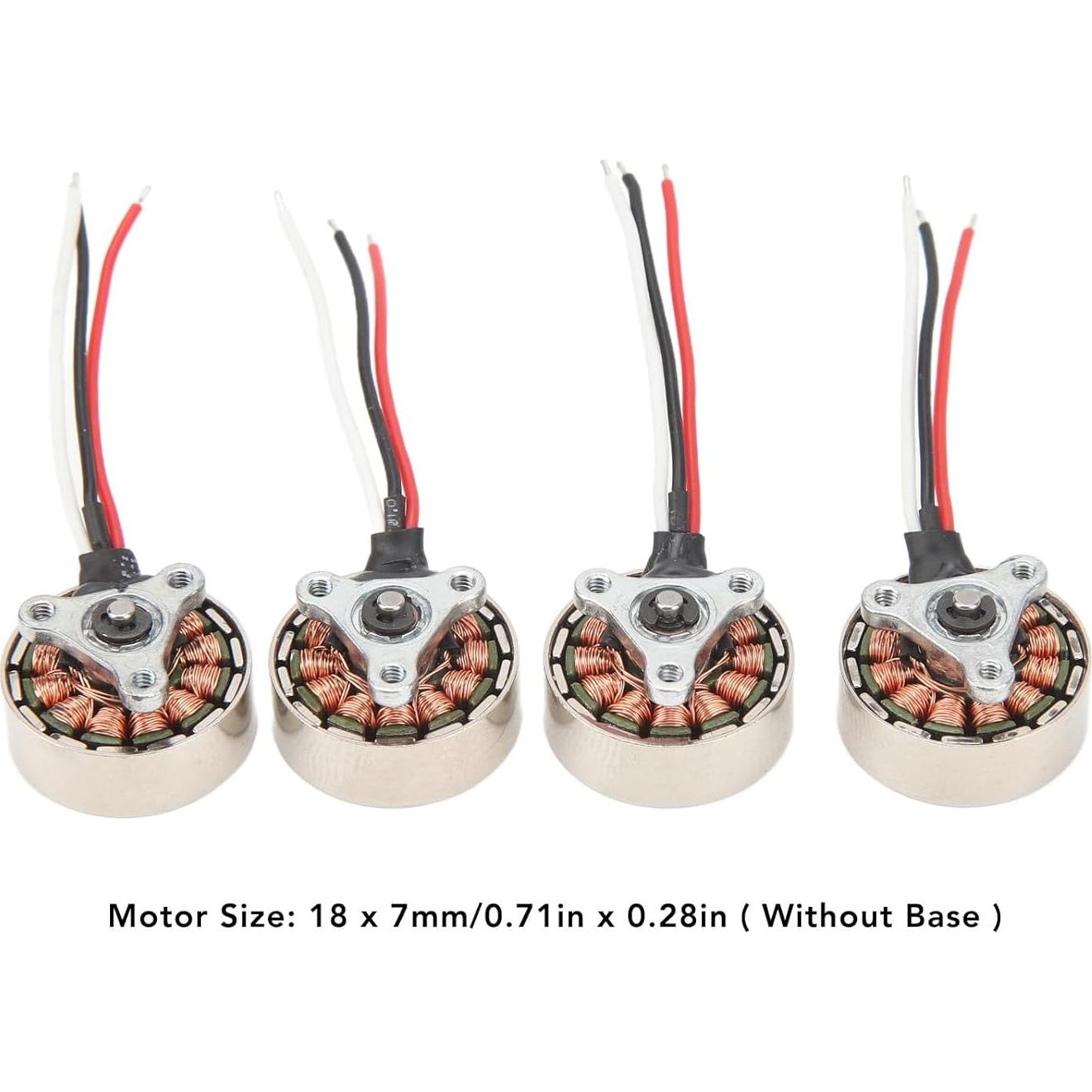 Juego de 4 Motores Sin Escobillas Luqeeg 1503 para Aviones RC