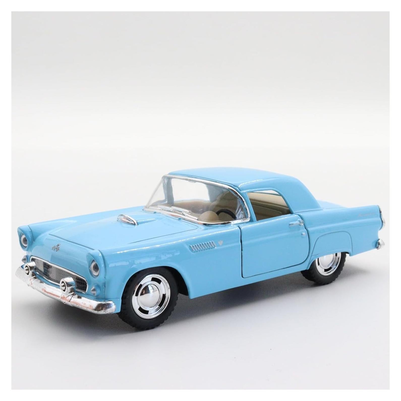 Modelo de Coche Clásico KiNSMART 1955 Ford Thunderbird 1:36 Azul