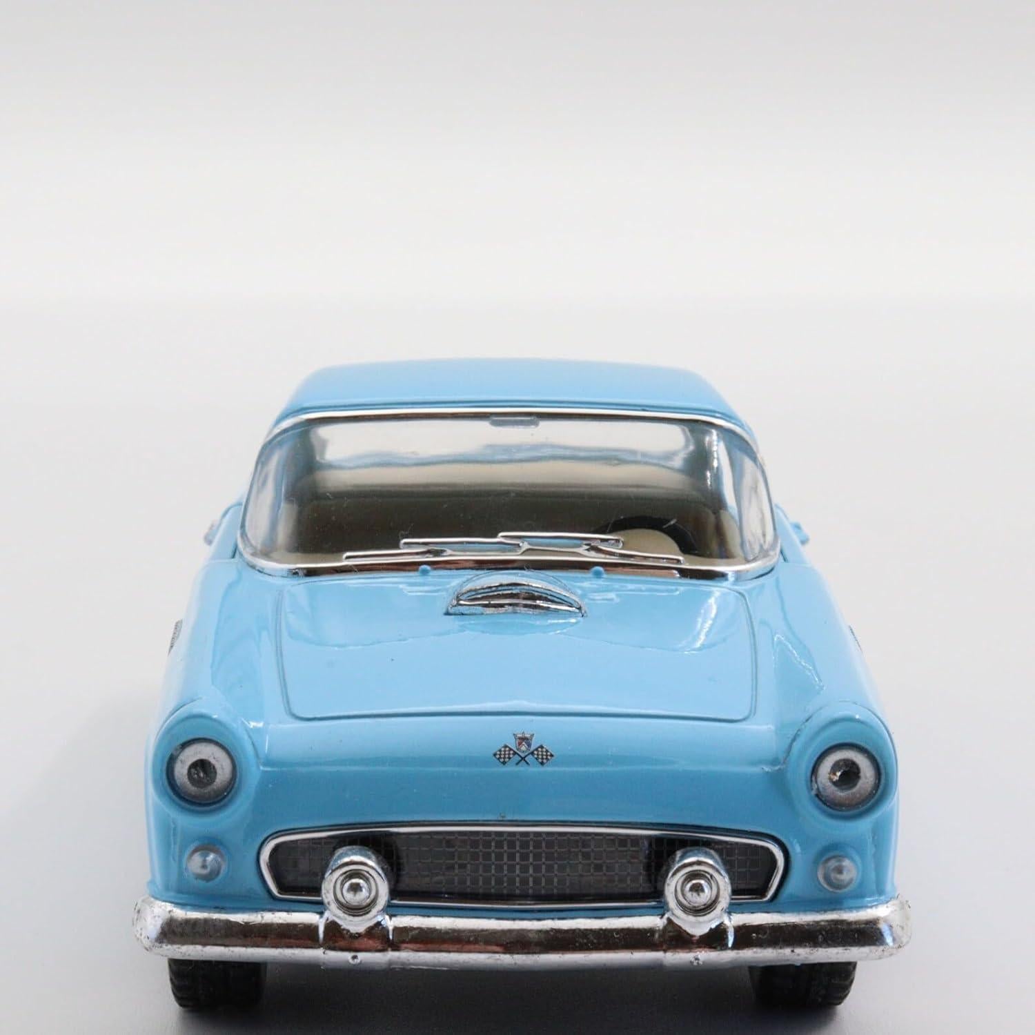 Modelo de Coche Clásico KiNSMART 1955 Ford Thunderbird 1:36 Azul