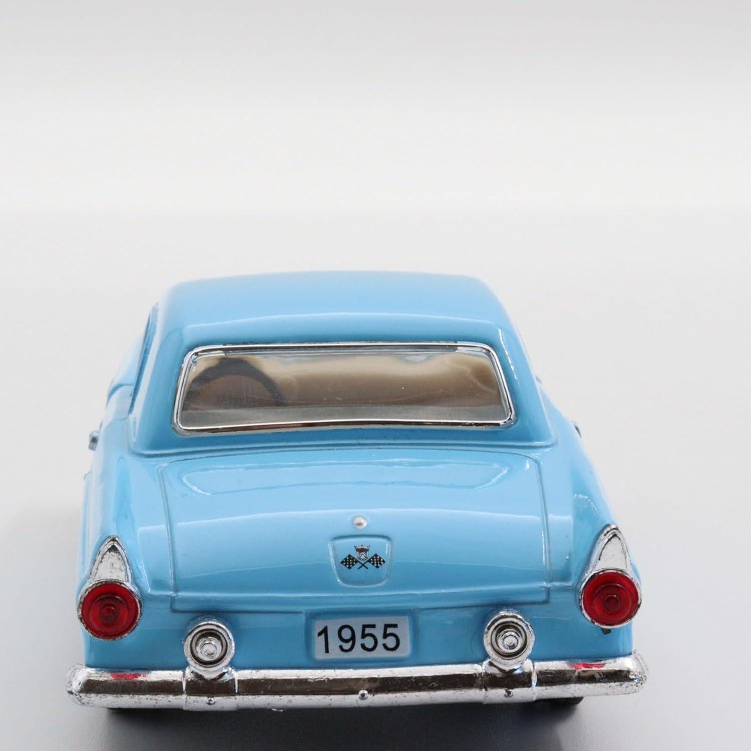 Modelo de Coche Clásico KiNSMART 1955 Ford Thunderbird 1:36 Azul