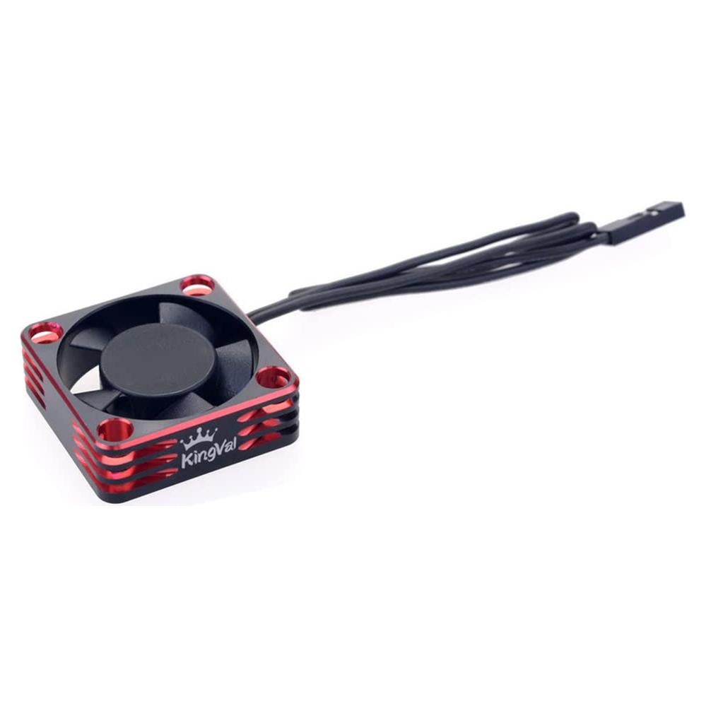 Ventilador de Enfriamiento RC KingVal 30x30mm 28000RPM Negro-Rojo