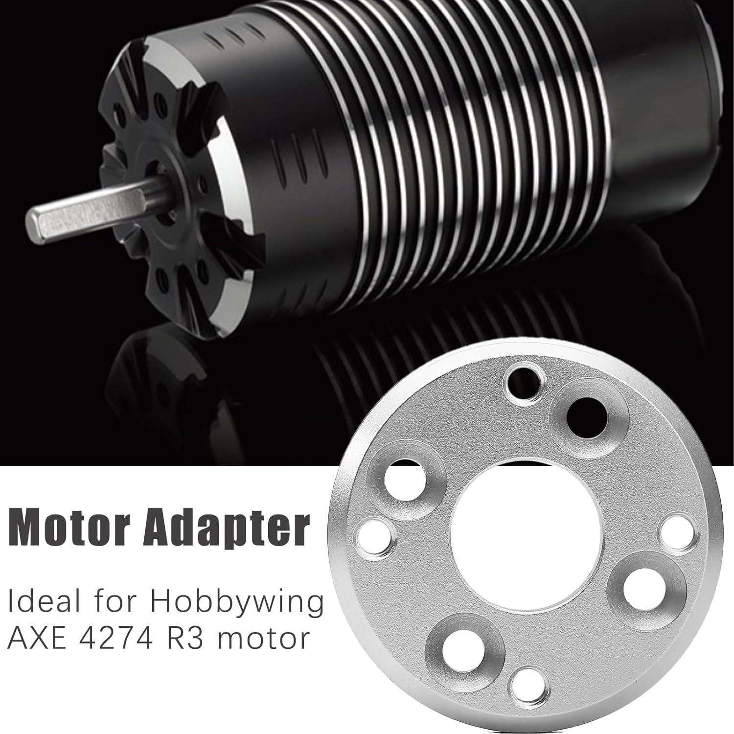 Adaptador de Motor Hobbywing AXE 4274 R3 25.4mm a 30mm Aluminio