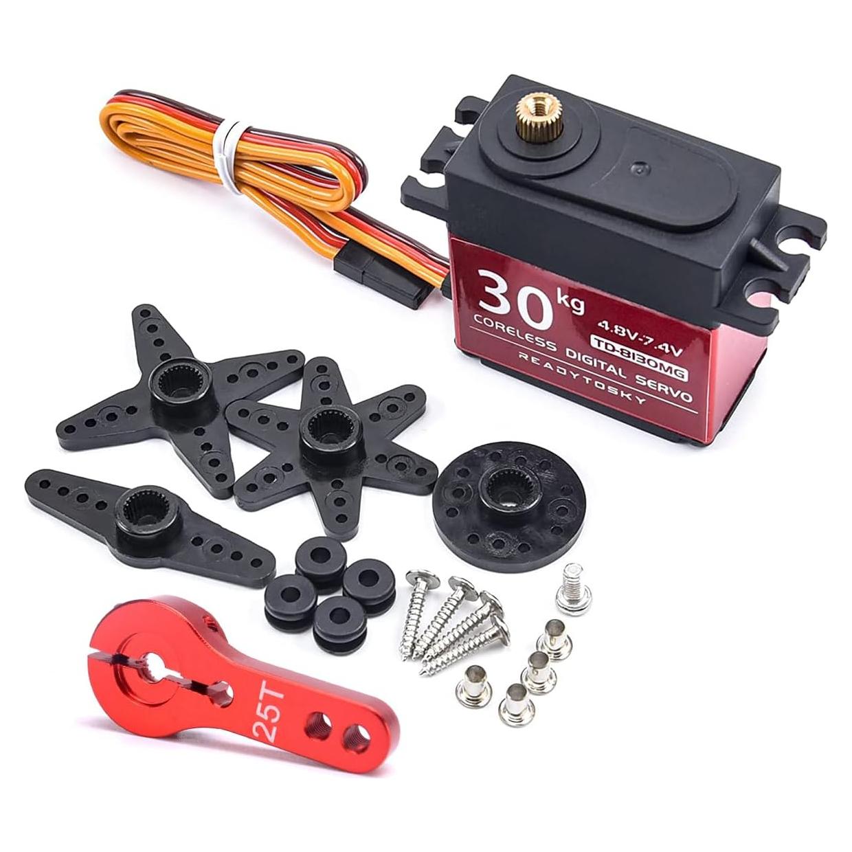 Servo Digital 30KG Readytosky 360 Grados Metal Engranaje RC