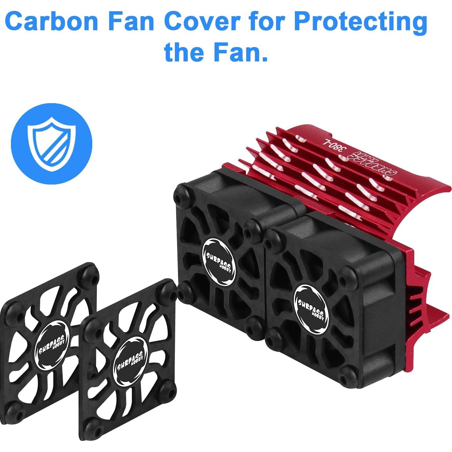 Ventiladores Dobles de Enfriamiento ARRAROWN 28mm para Motor RC