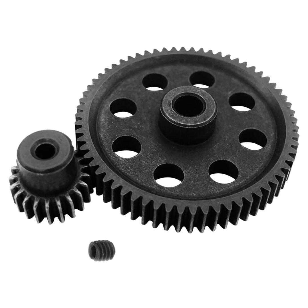 Engranaje Diferencial Metal 64T y Motor 21T Share Goo para RC