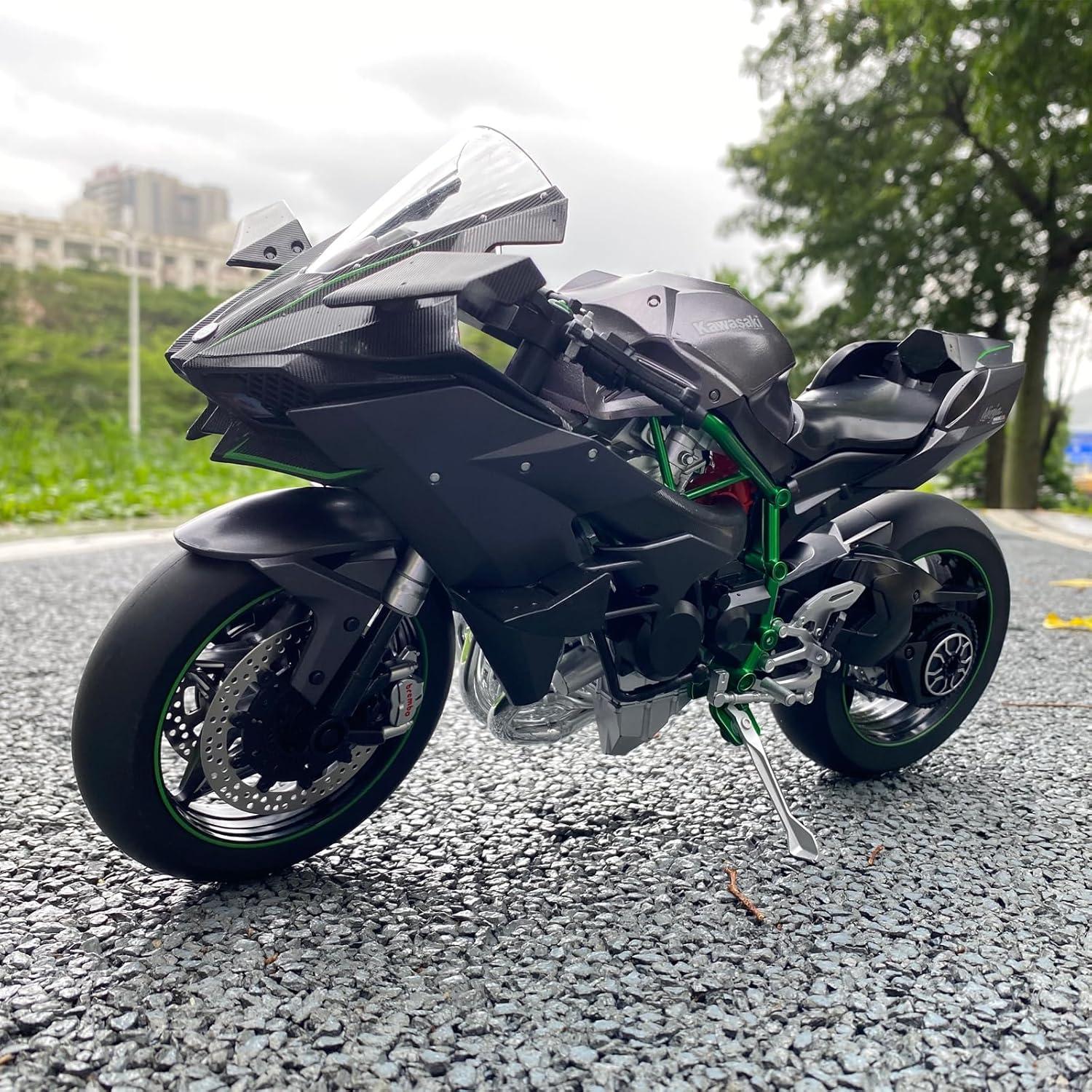 Kit Modelo Motocicleta FRJV H2R Escala 1:6 Metal 33.5 cm