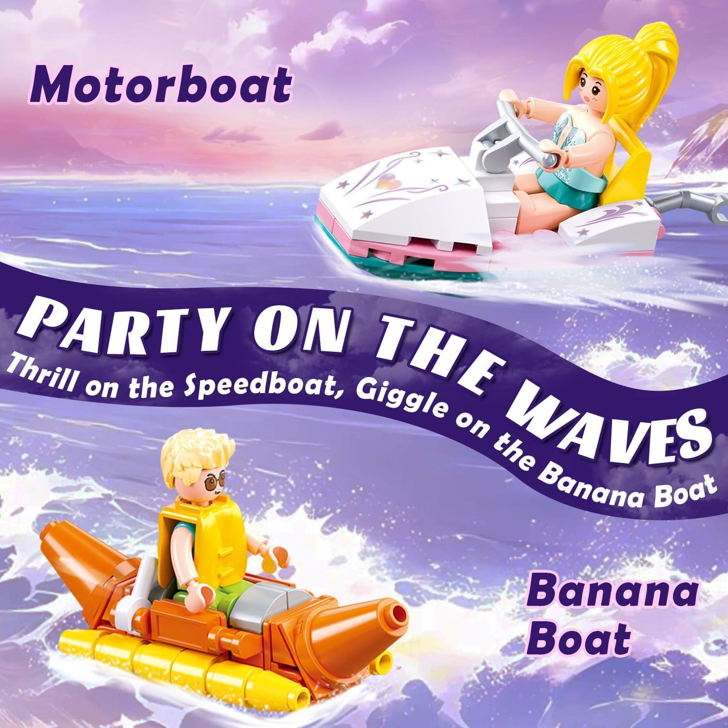 Yate Rosa de Construcción Mavo Brix 1108 PCS para Niñas 8+