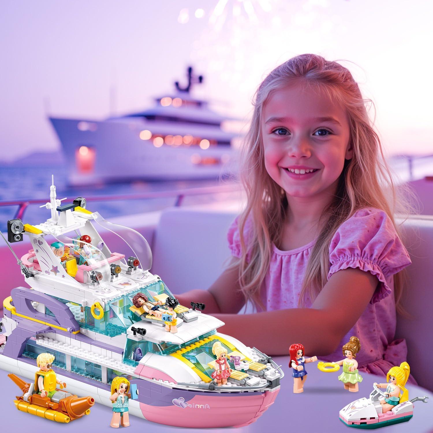 Yate Rosa de Construcción Mavo Brix 1108 PCS para Niñas 8+