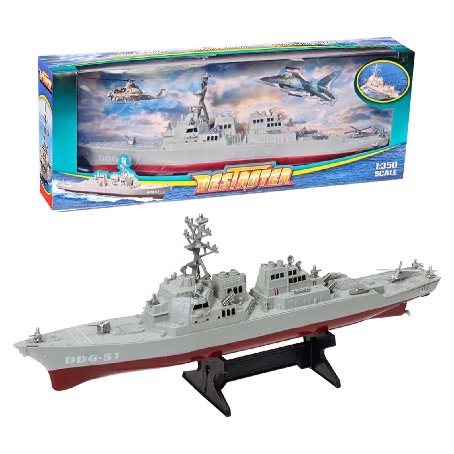 Modelo de Barco de Guerra OTONOPI USS Arleigh Burke 43 cm