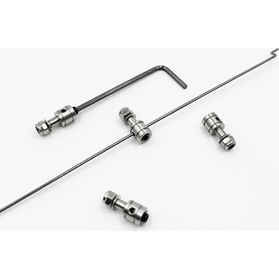 4PCS Conector de varilla de empuje 2mm URIMPAVIDO Acero Inox