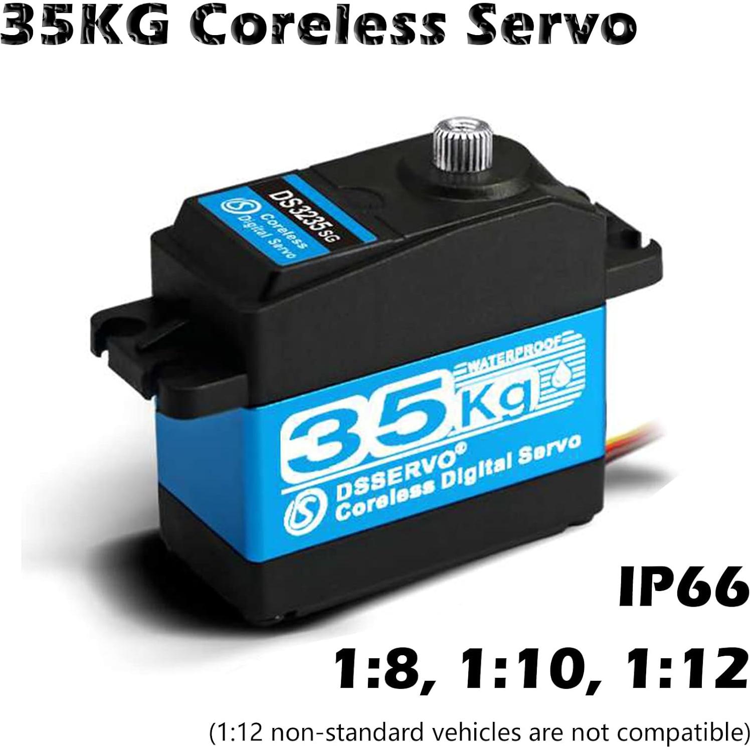 Servo Digital Wishiot 35KG Impermeable 270° Metal 60g