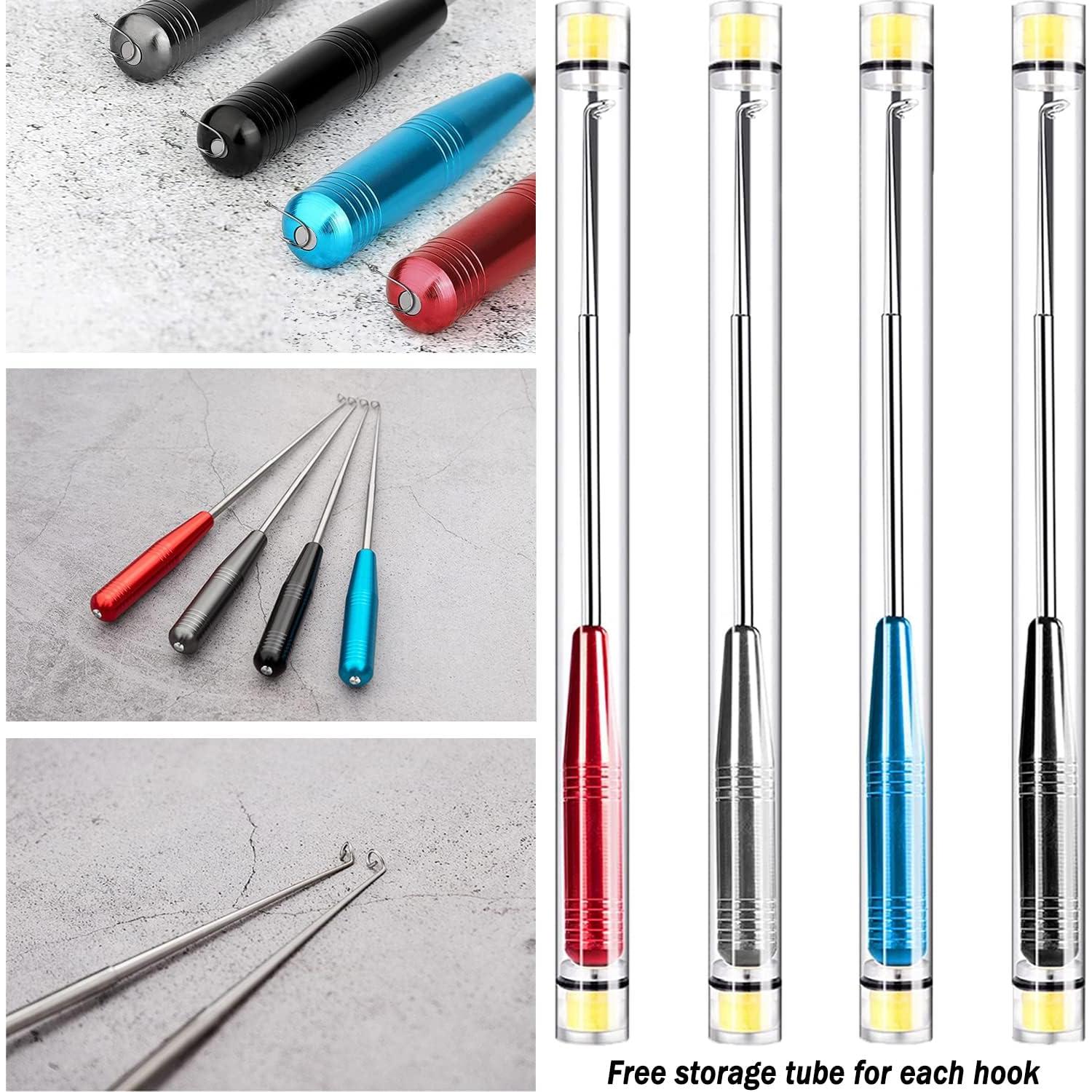 Extractor de Anzuelos YIMISIMON 4 Piezas Acero Inoxidable