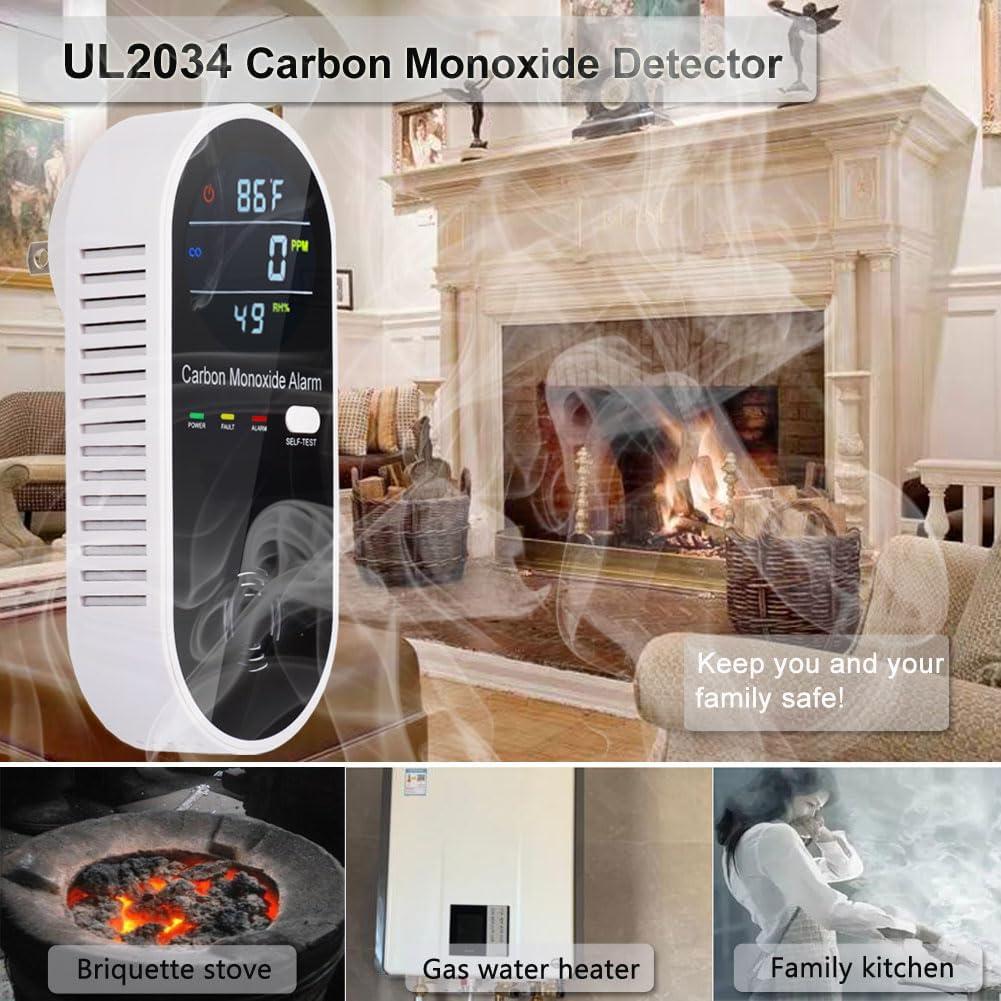 Detector de Monóxido de Carbono 3 en 1 Tianguang KH106