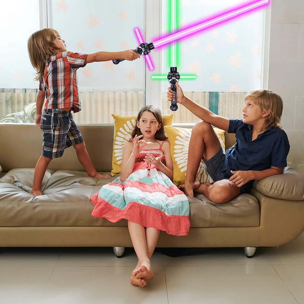 Sable de Luz OSDUE Retráctil 44-74 cm 7 Colores con Sonido