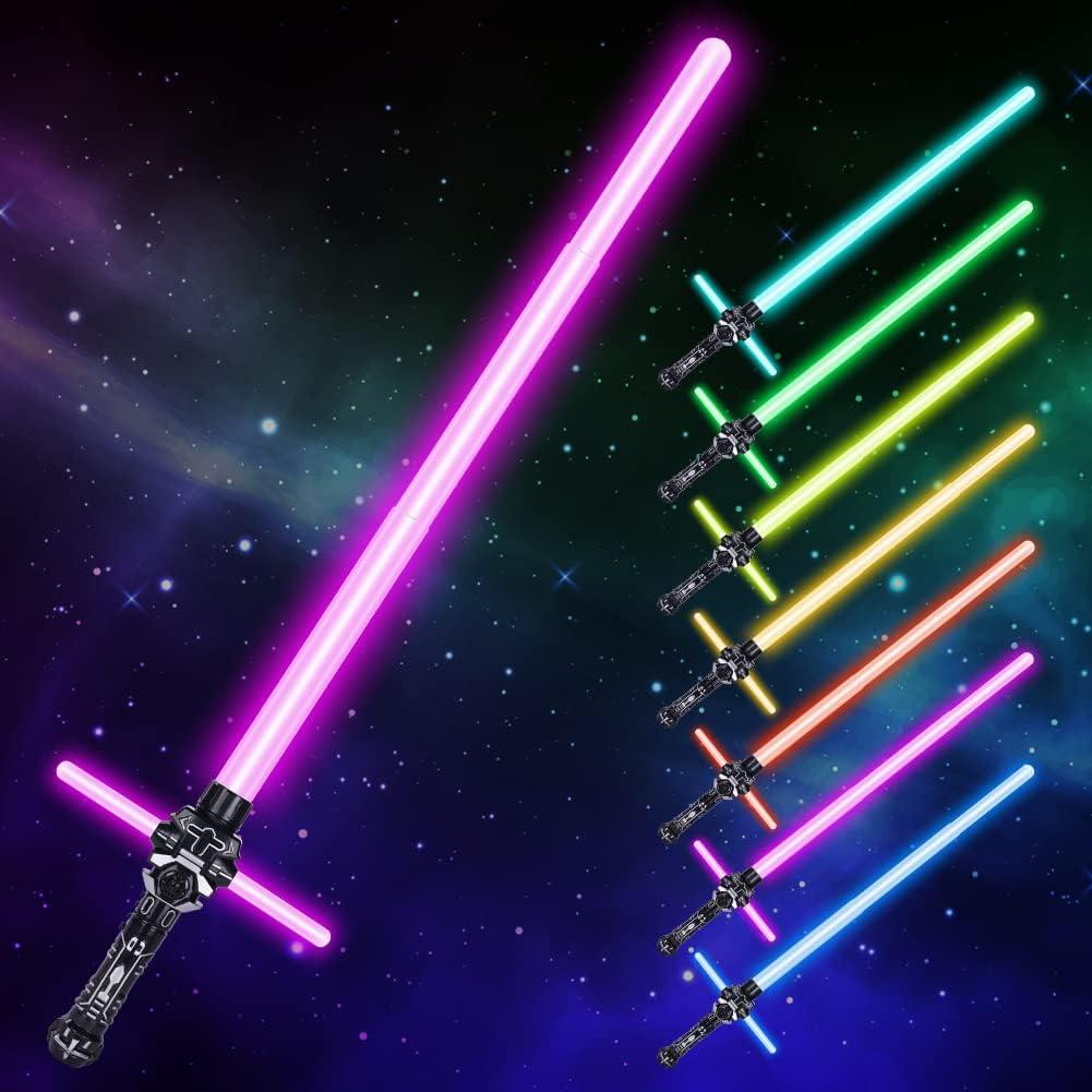 Sable de Luz OSDUE Retráctil 44-74 cm 7 Colores con Sonido