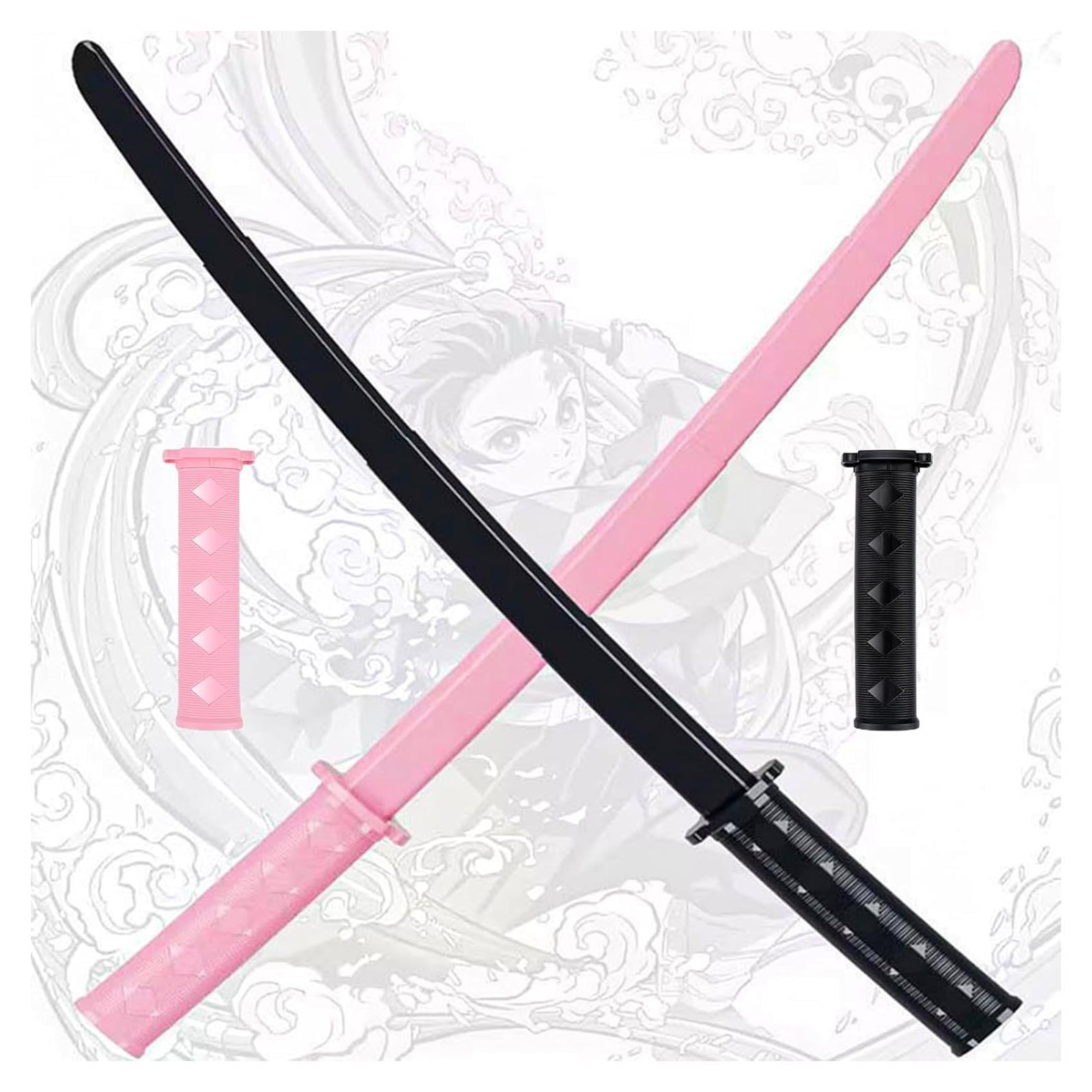 2 Espadas Samurai Retráctiles 3D VINRINMO - Juguete Seguro