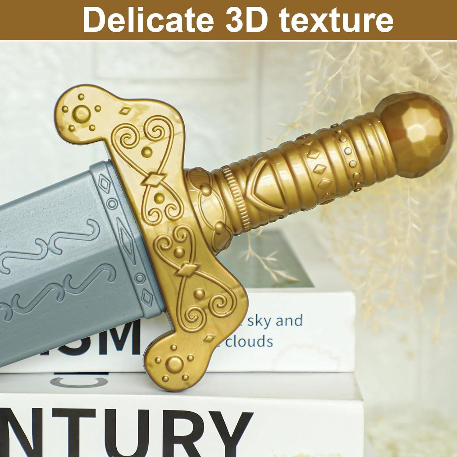 Set de 2 Espadas Romanas de Plástico con Funda - Juguete