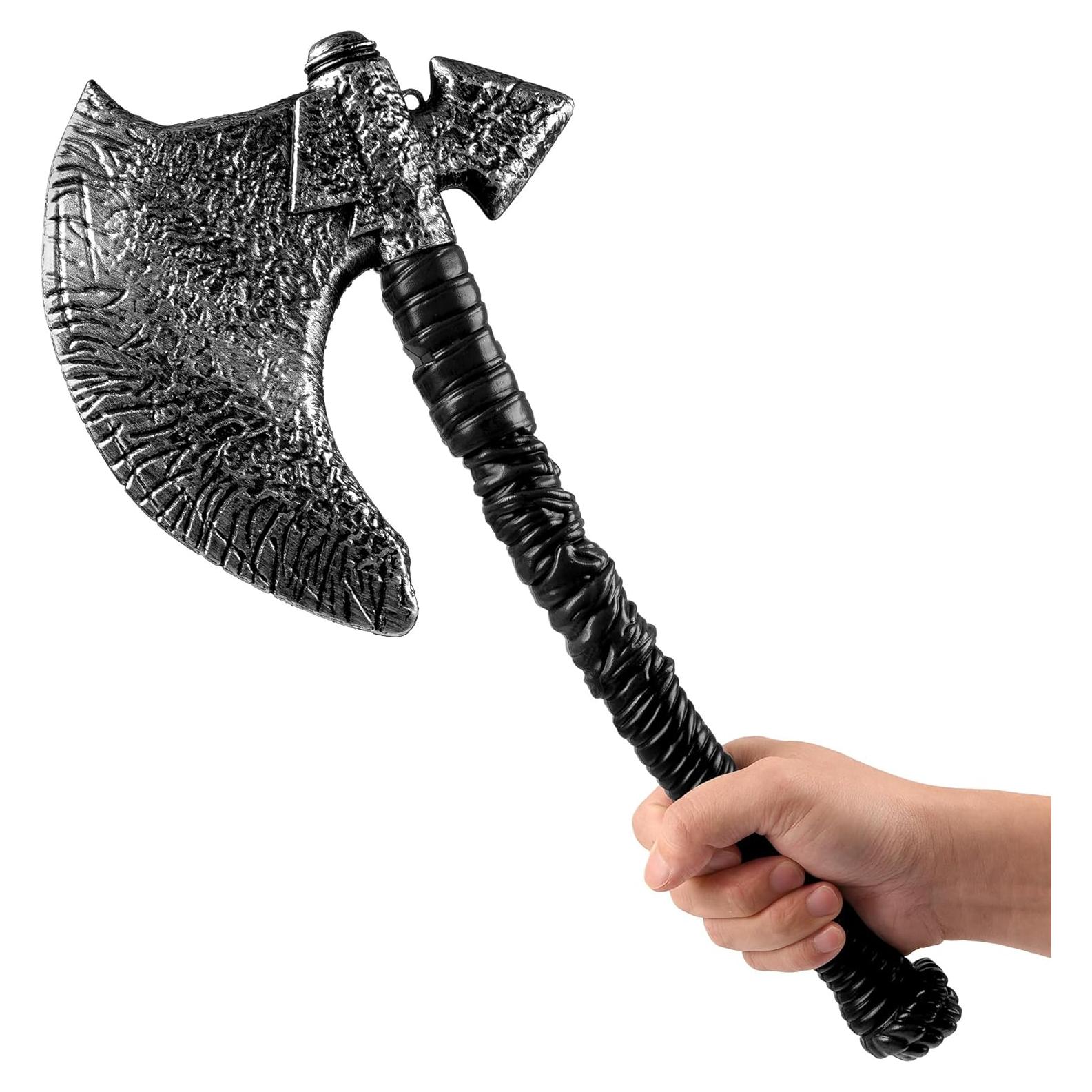 Hacha Vikinga de Juguete 47 cm - Prop de Cosplay Halloween