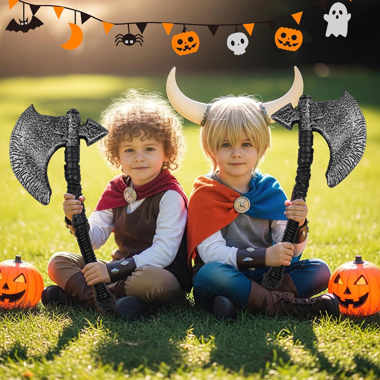 Hacha Vikinga de Juguete 47 cm - Prop de Cosplay Halloween