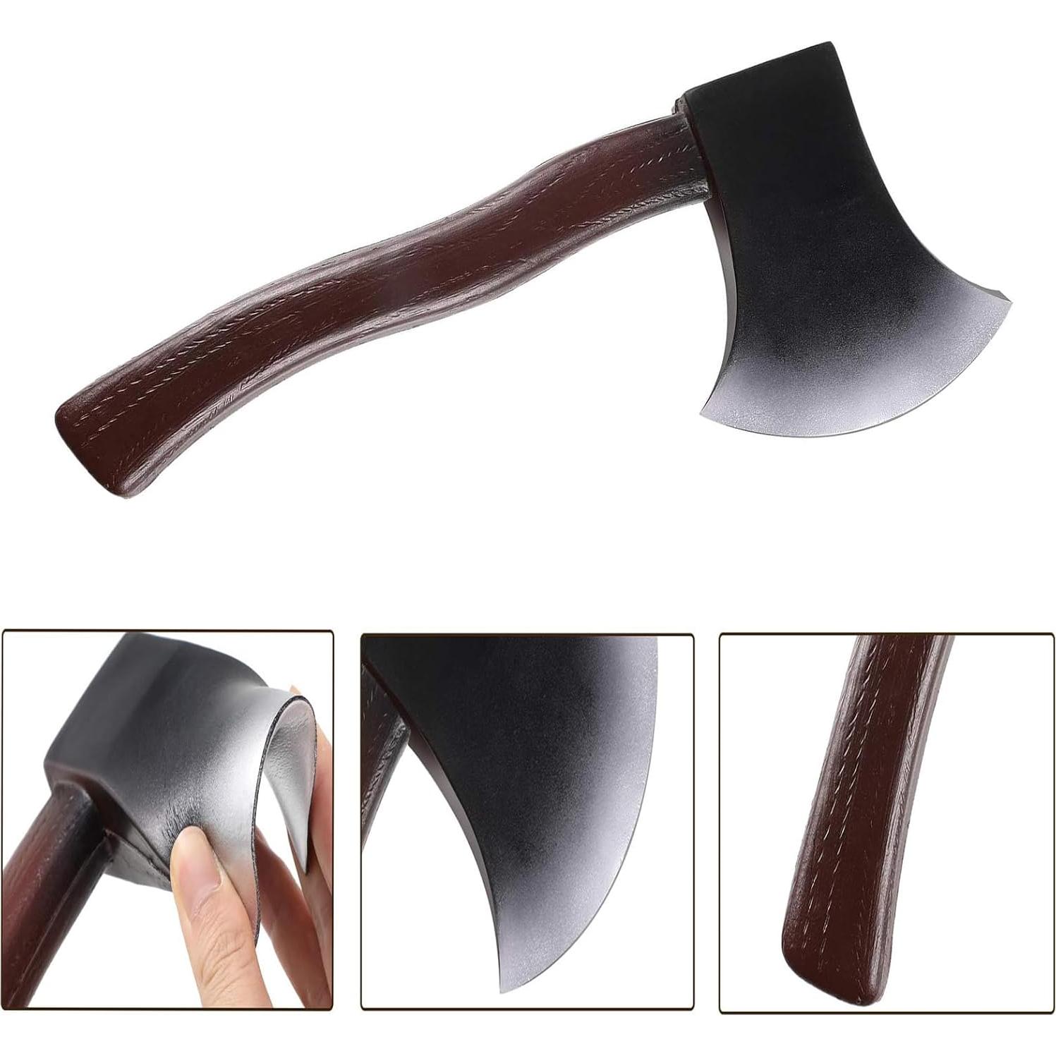 Hacha Falsa de Halloween Hosfairy - Espuma Realista 29x12cm