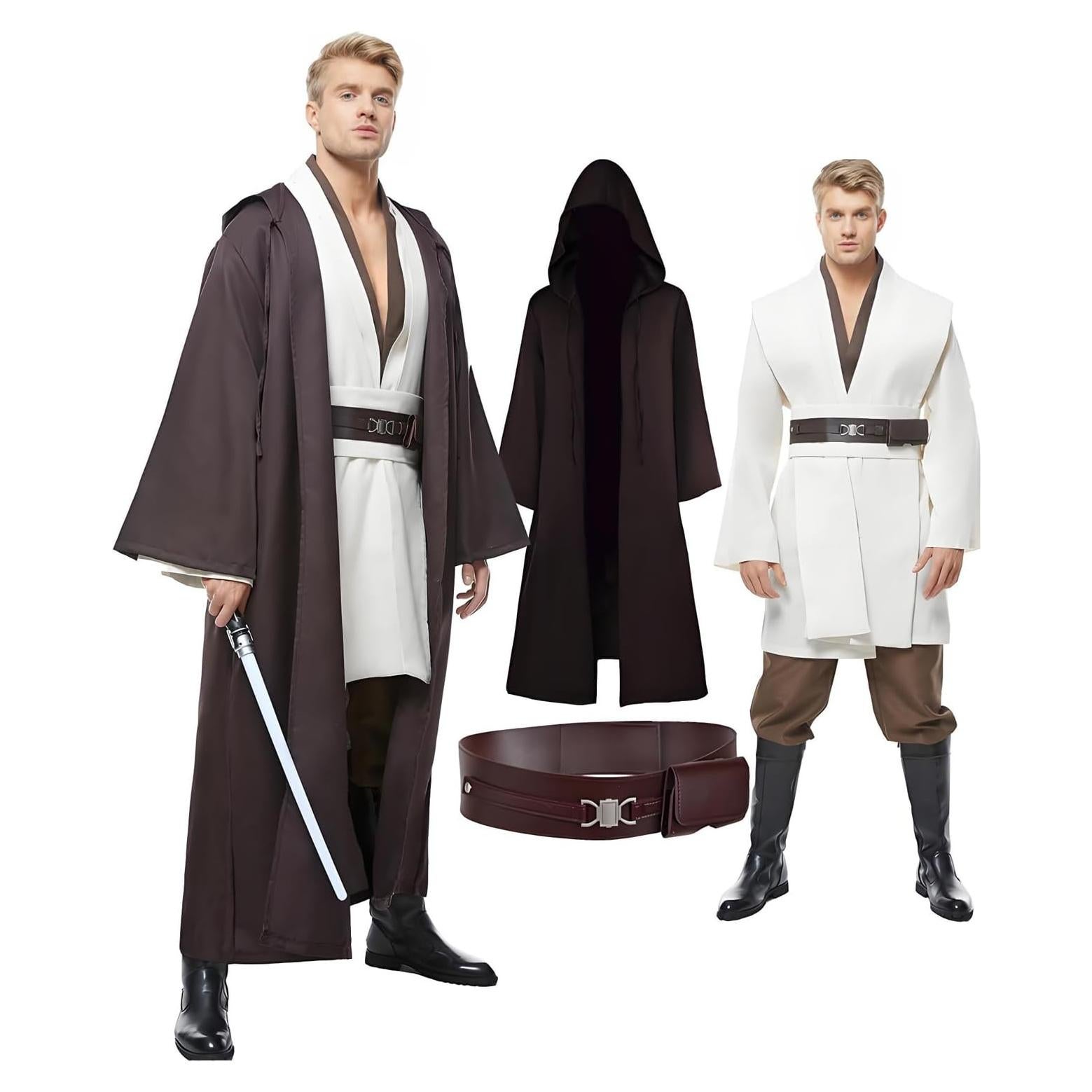 Túnica de Cosplay para Hombres con Capucha - Disfraz Halloween