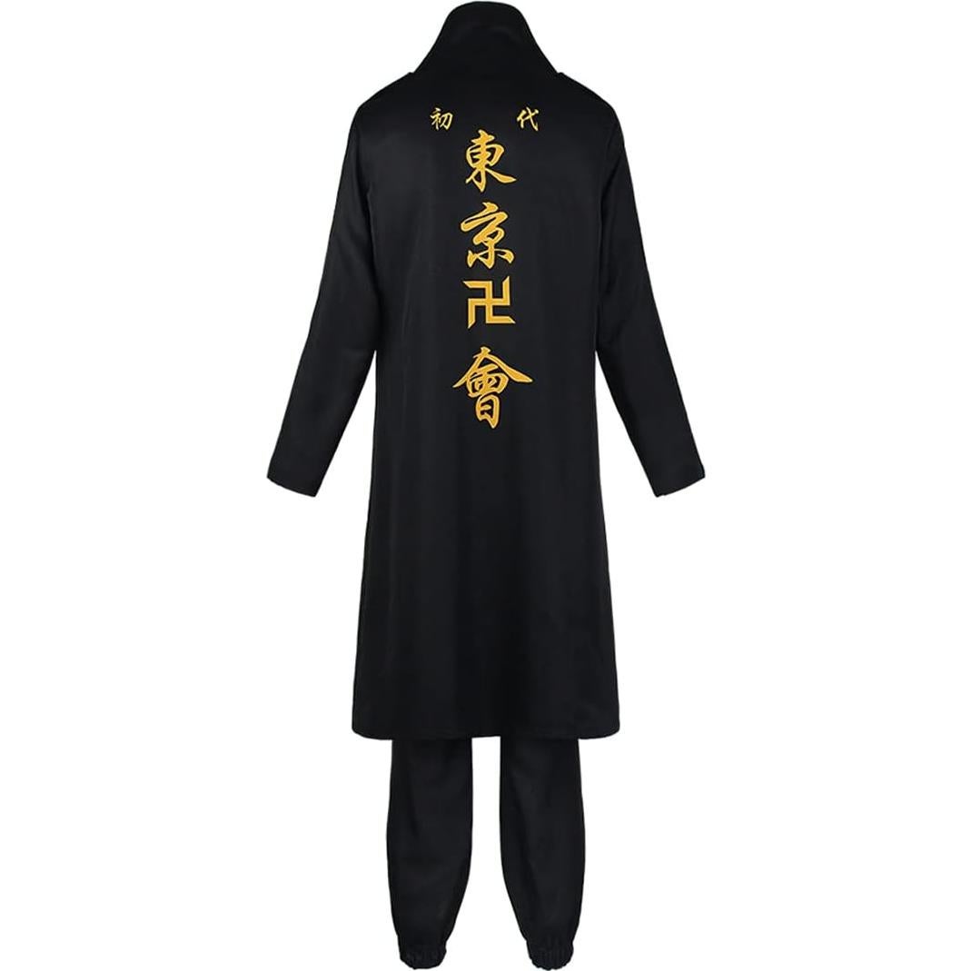 Disfraz Cosplay Tokyo Revengers Manjiro Unisex XXL Negro