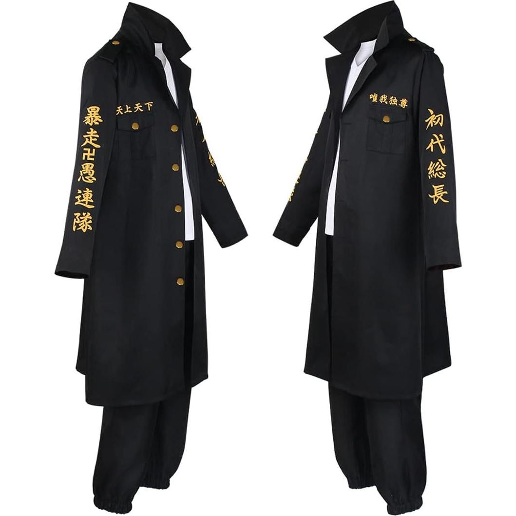 Disfraz Cosplay Tokyo Revengers Manjiro Unisex XXL Negro