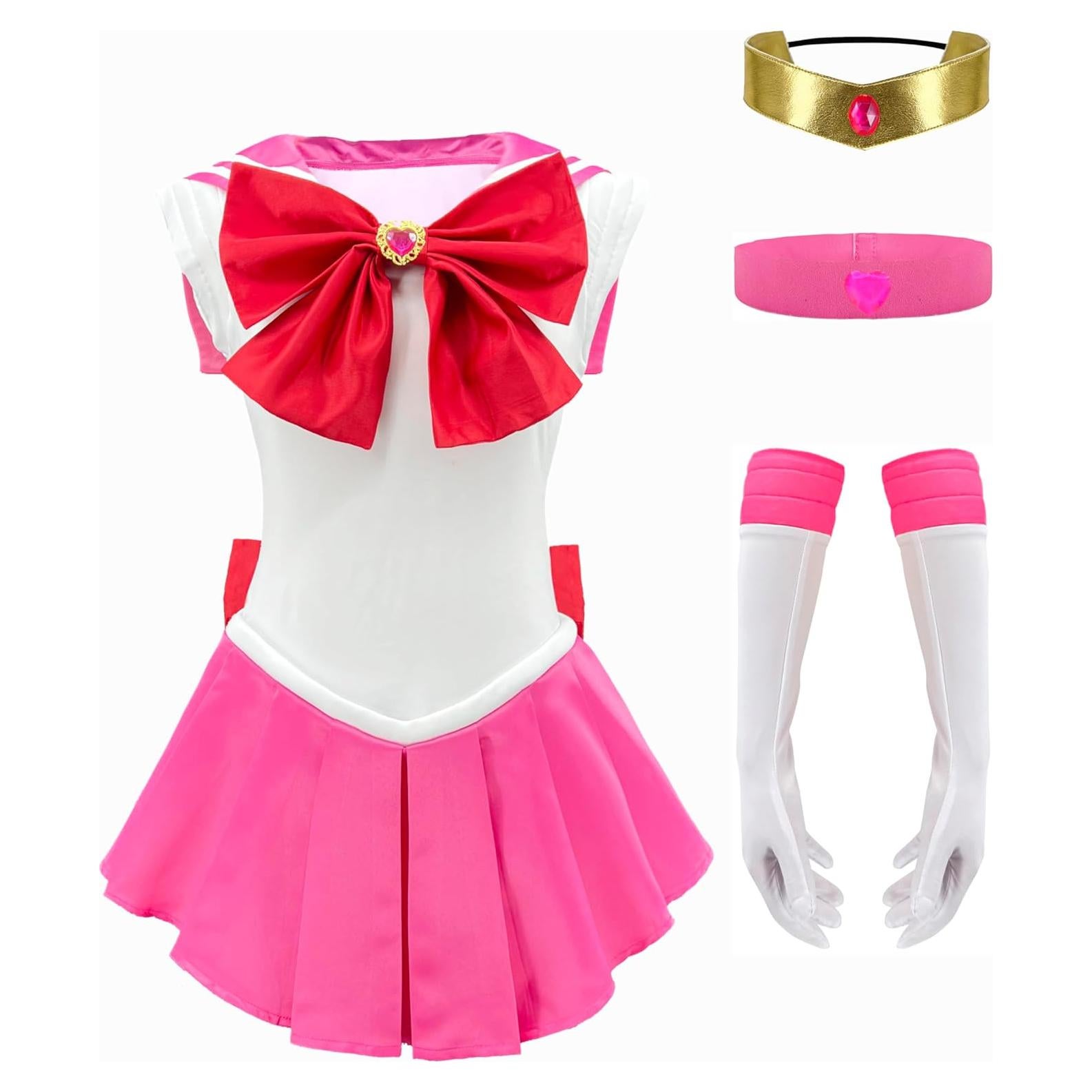 Disfraz de Cosplay de Anime Sinkawa para Mujeres y Niñas - Rosa