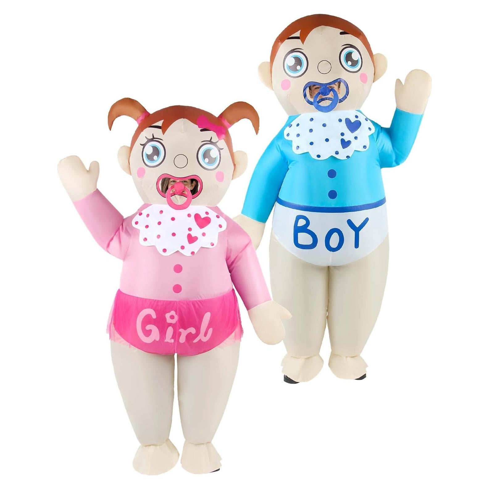 Disfraz Inflable de Bebé para Adultos Wabolay - Revelación de Género