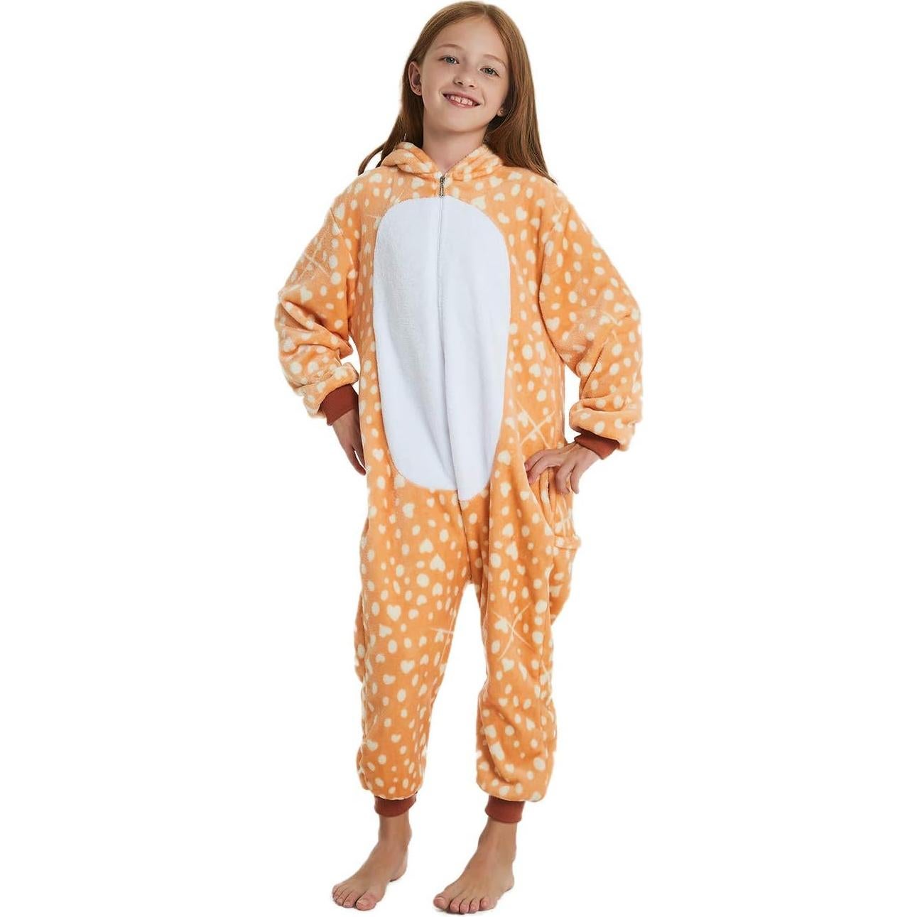 Pijama Onesie de Ciervo ABENCA para Niños 9-10 Años