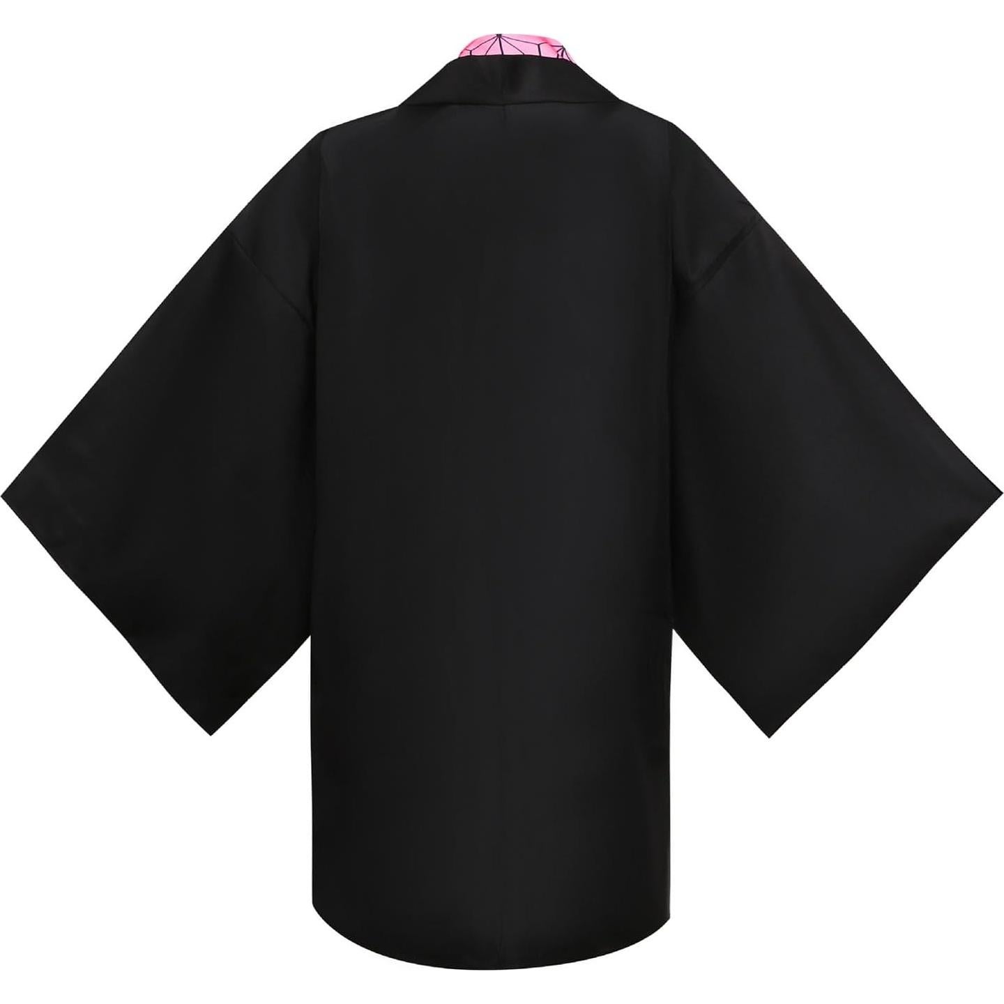 Disfraz de Cosplay Kamado para Mujeres con Peluca Rosa XL