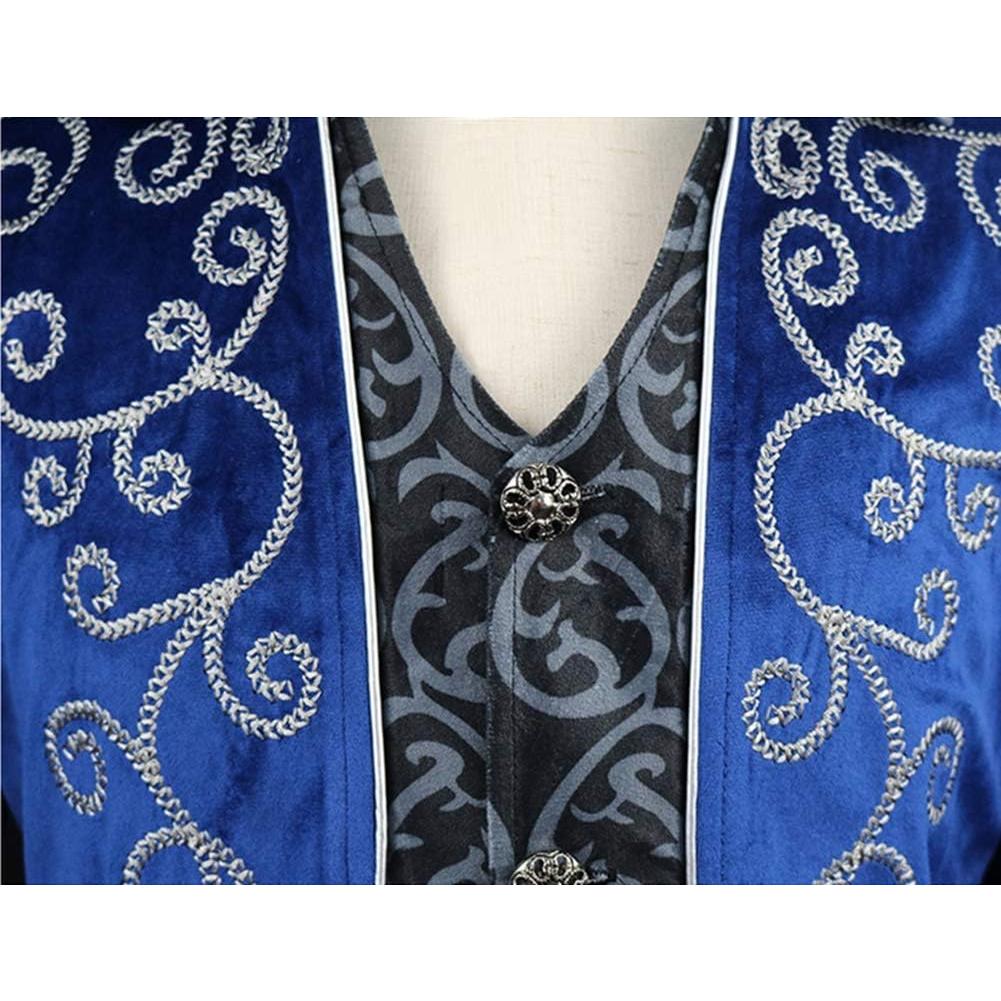 Chaqueta de cola de frac steampunk Crubelon para hombres XL