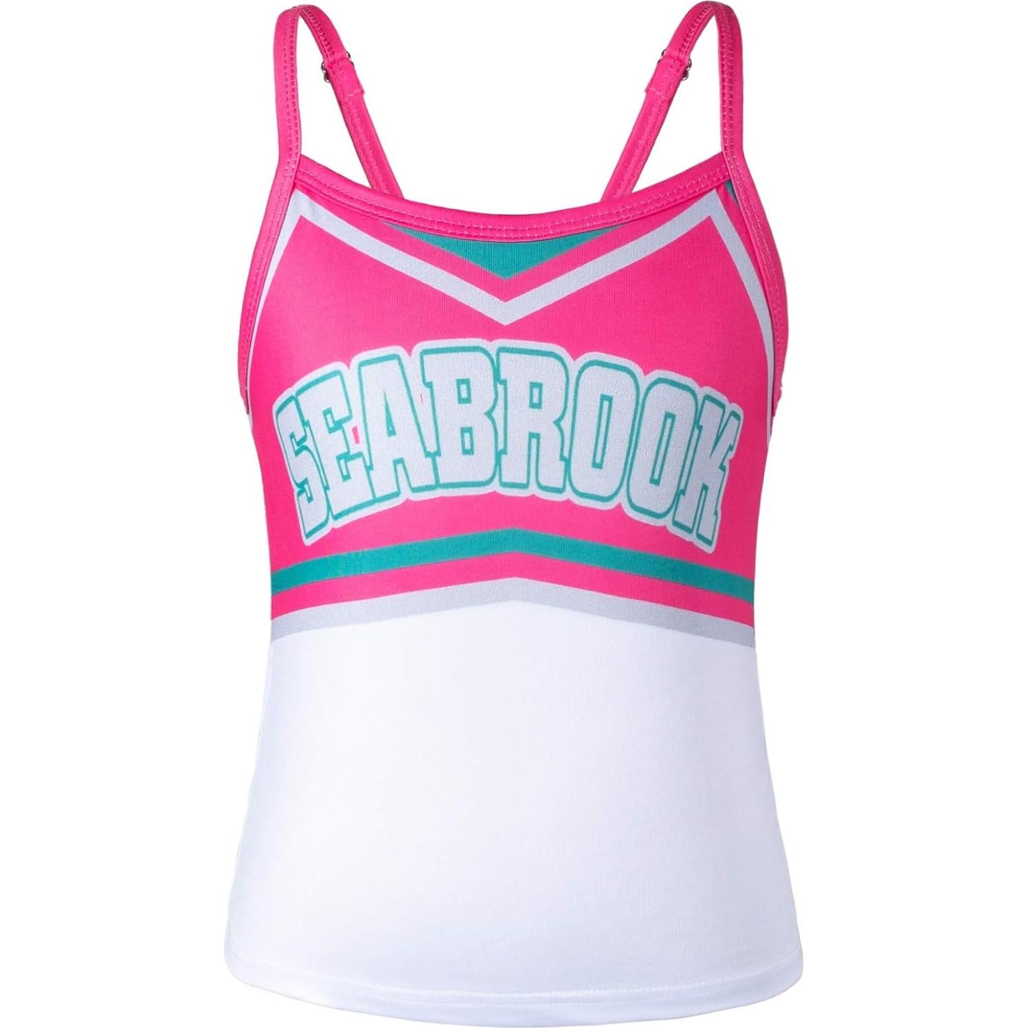 Disfraz de Animadora para Niñas 3-14 Años - Rosa con Pompones