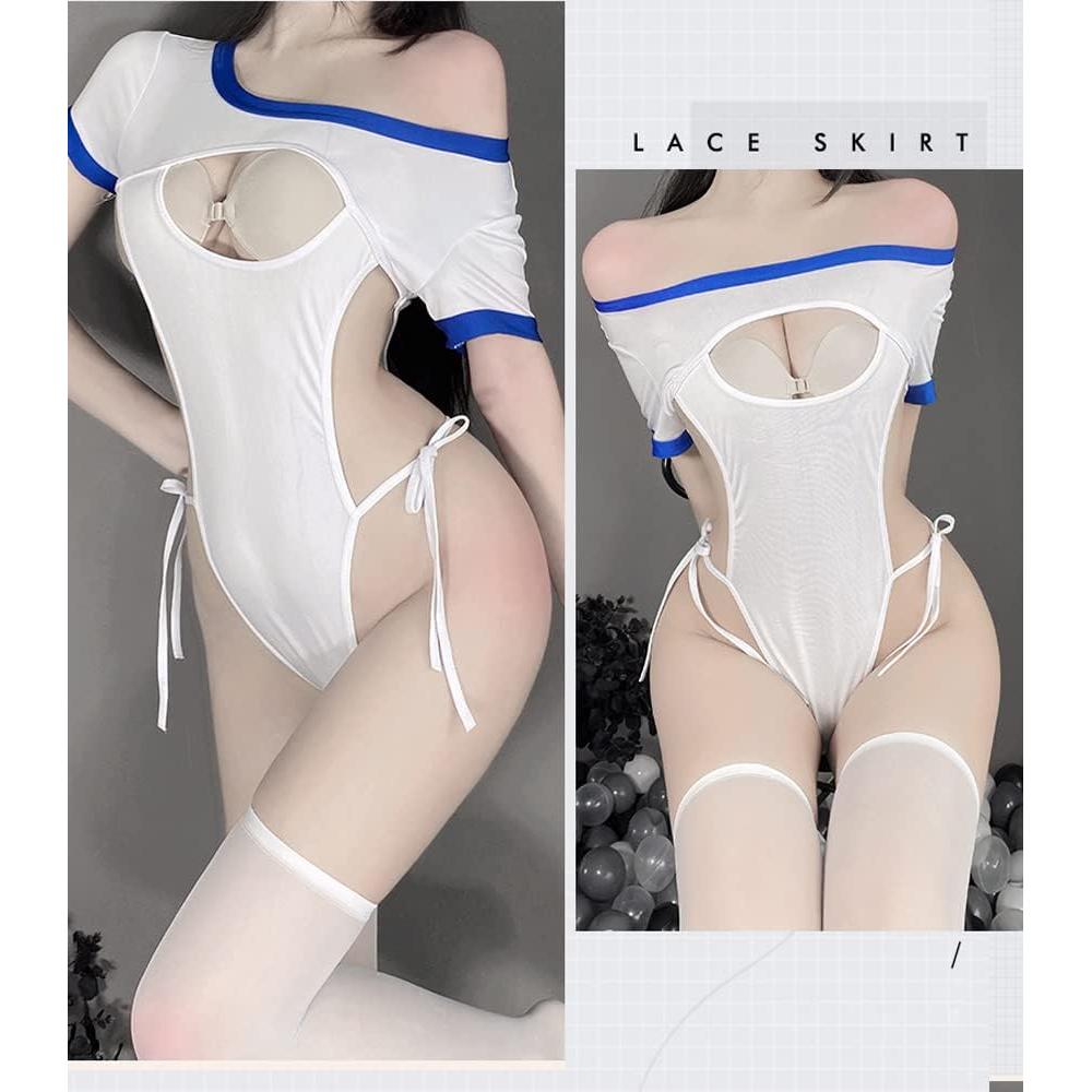 Lencería Sexy SINROYEE Traje de Baño Lolita para Mujeres