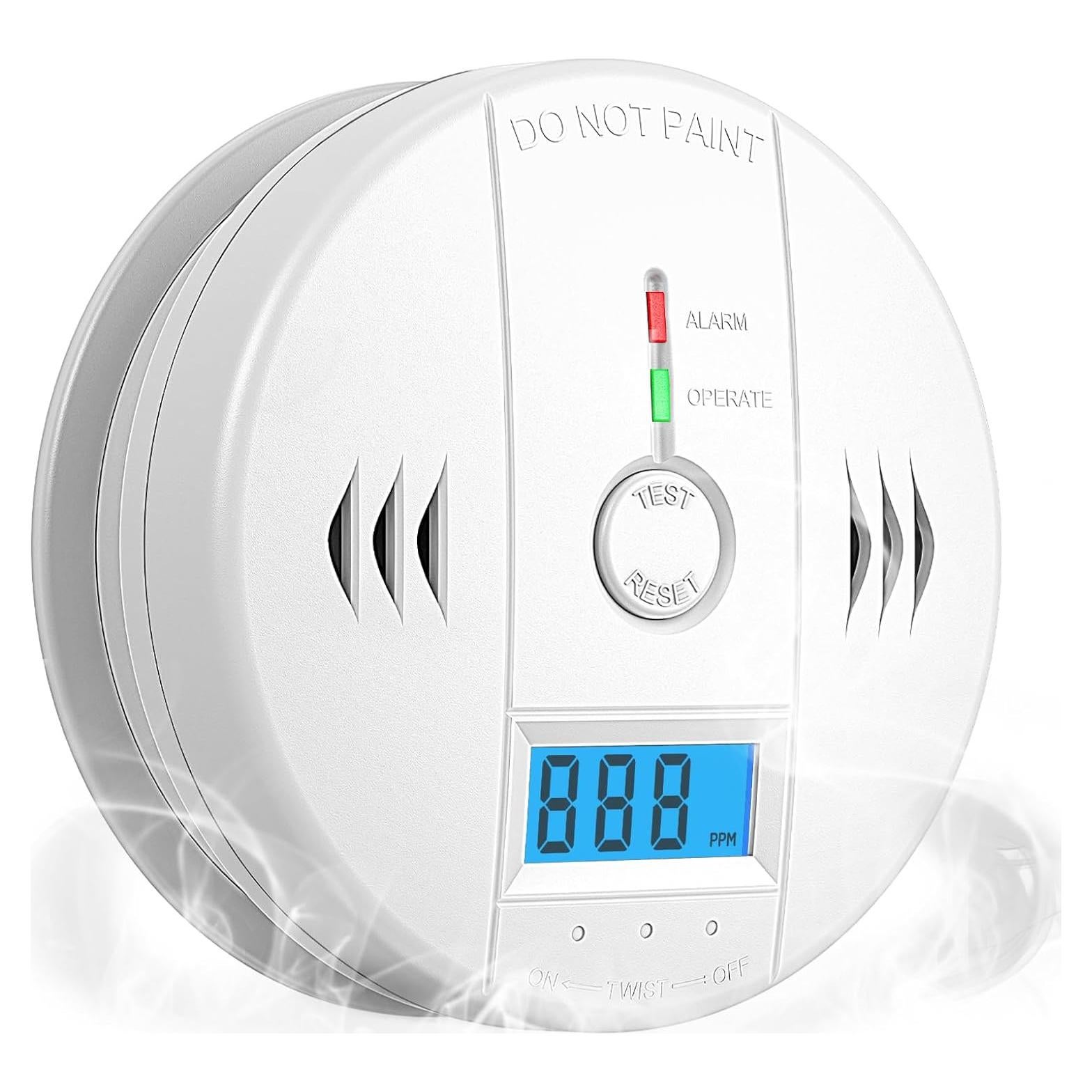 Detector de Monóxido de Carbono Shyeeh WJ-CO999 con Pantalla LCD