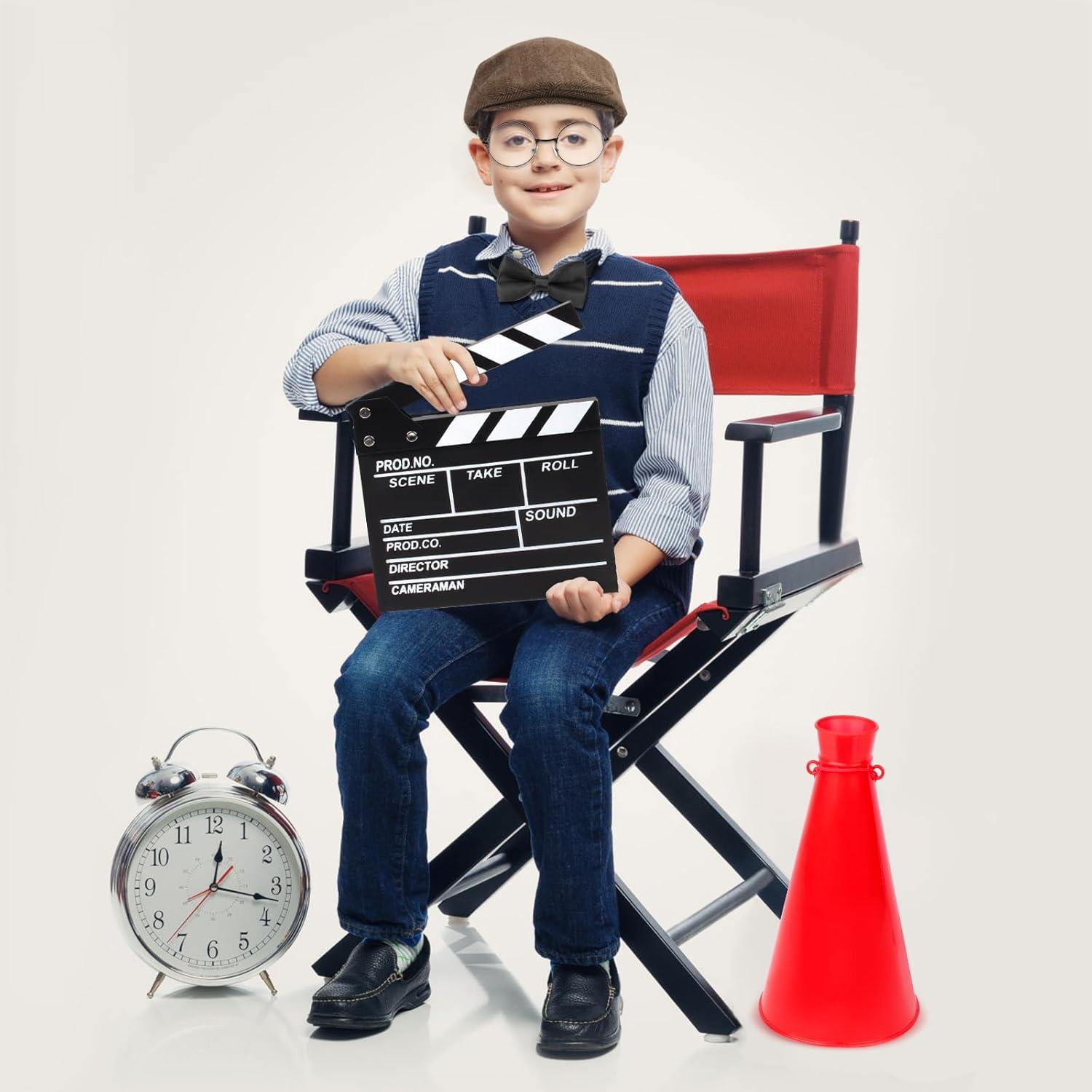 Conjunto de Disfraz de Director de Cine para Niños Yewong