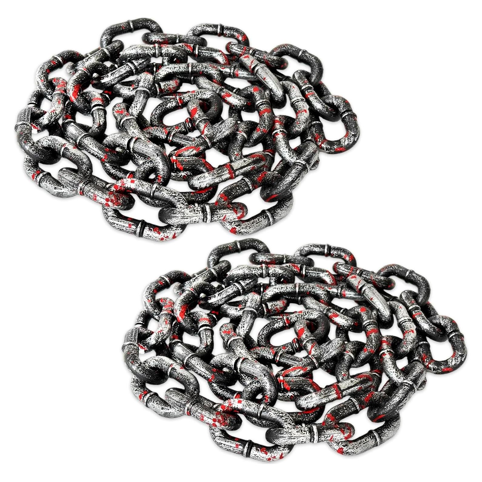 Cadenas de Halloween 2 Pcs 1.8 m Plástico Decoración Fiesta